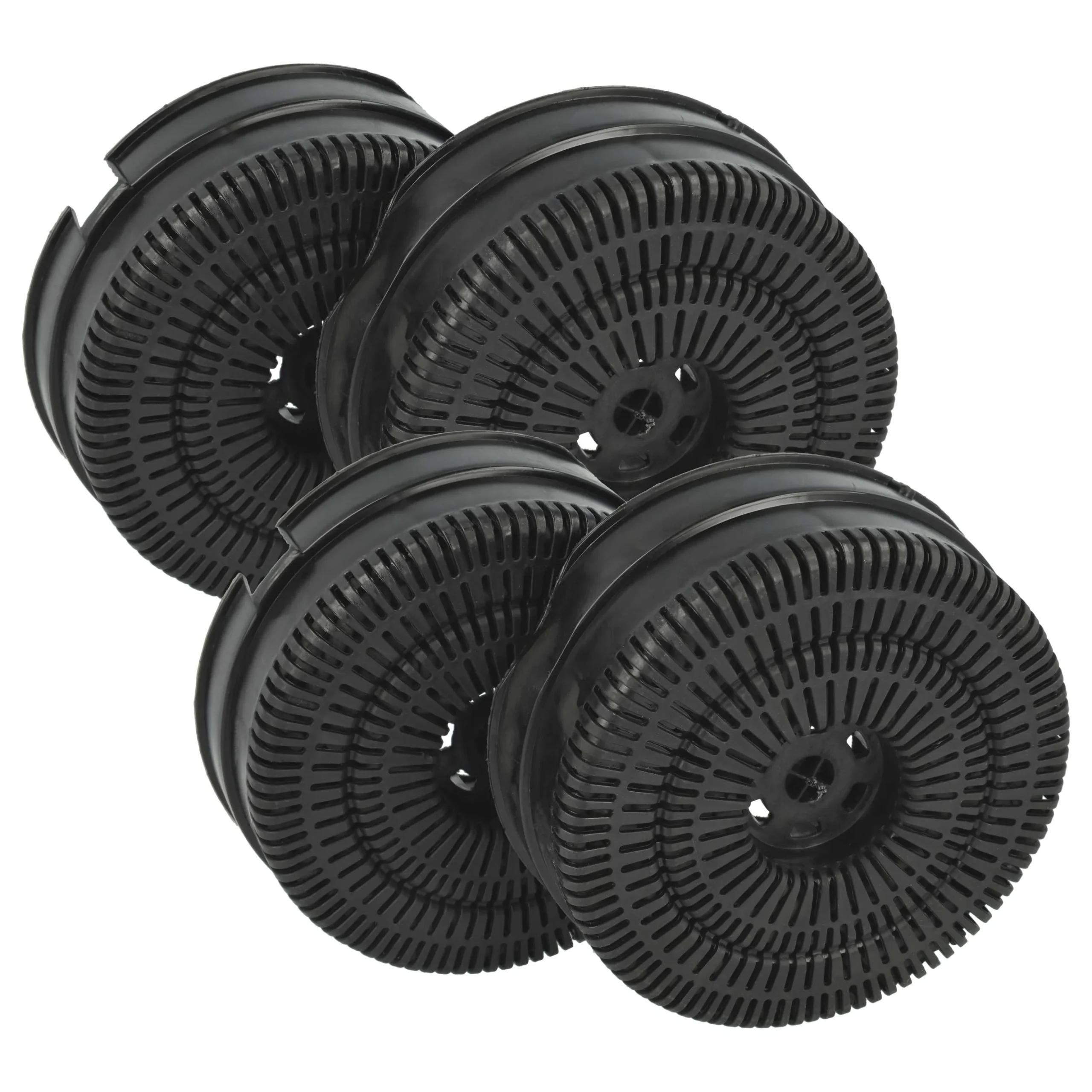 4x Filtres à charbon actif remplace AEG 9029801363, 4055374690, AS-AZKF490, 8718868949233 pour hotte Brandt