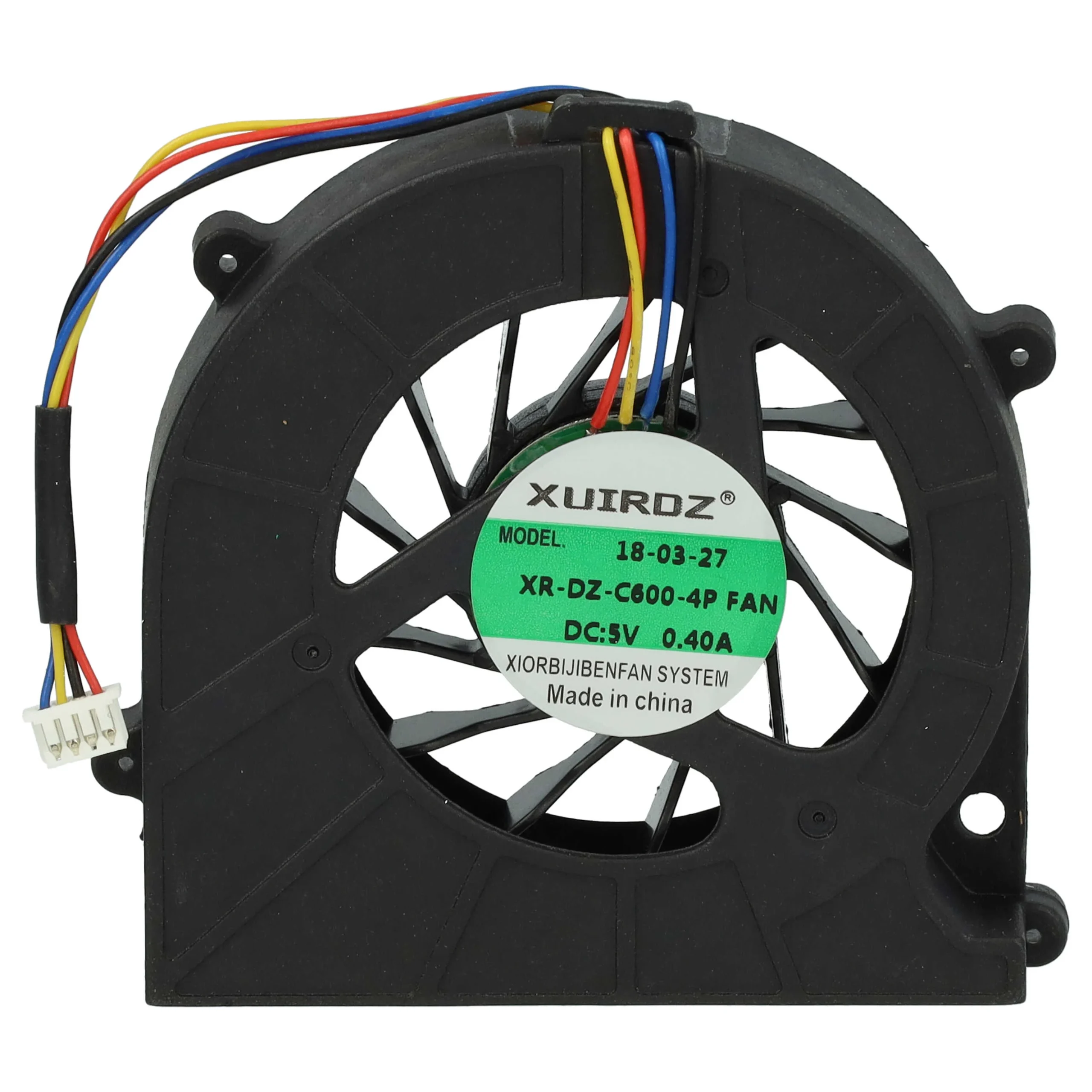 Ventilateur CPU prise 4 broches remplace Toshiba V000210960 pour ordinateur Toshiba 63 x 68 x 13mm - Accessoires multimédia
