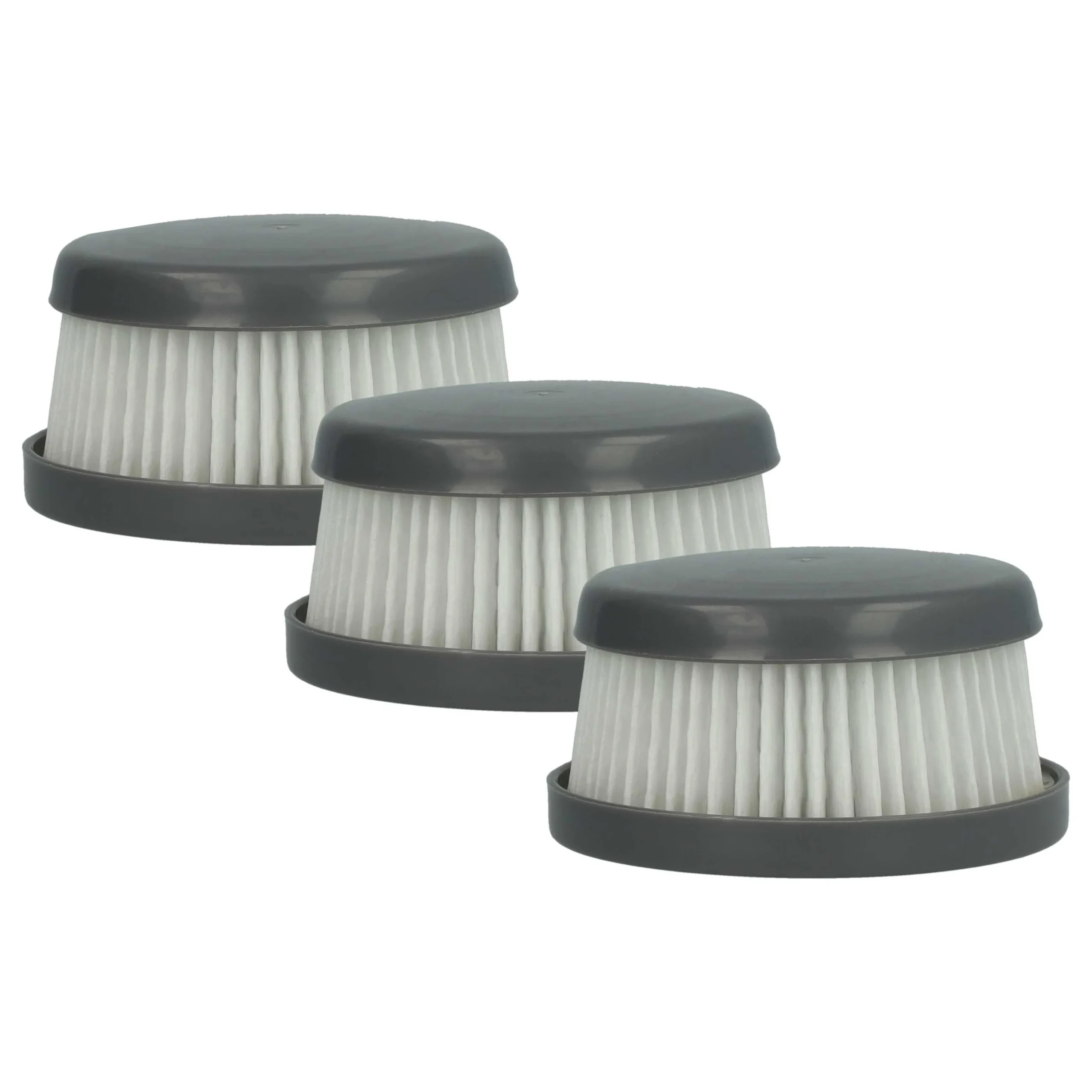 3x Filtre remplace Black & Decker VFORB10 pour aspirateur Black & Decker - filtre, blanc / gris