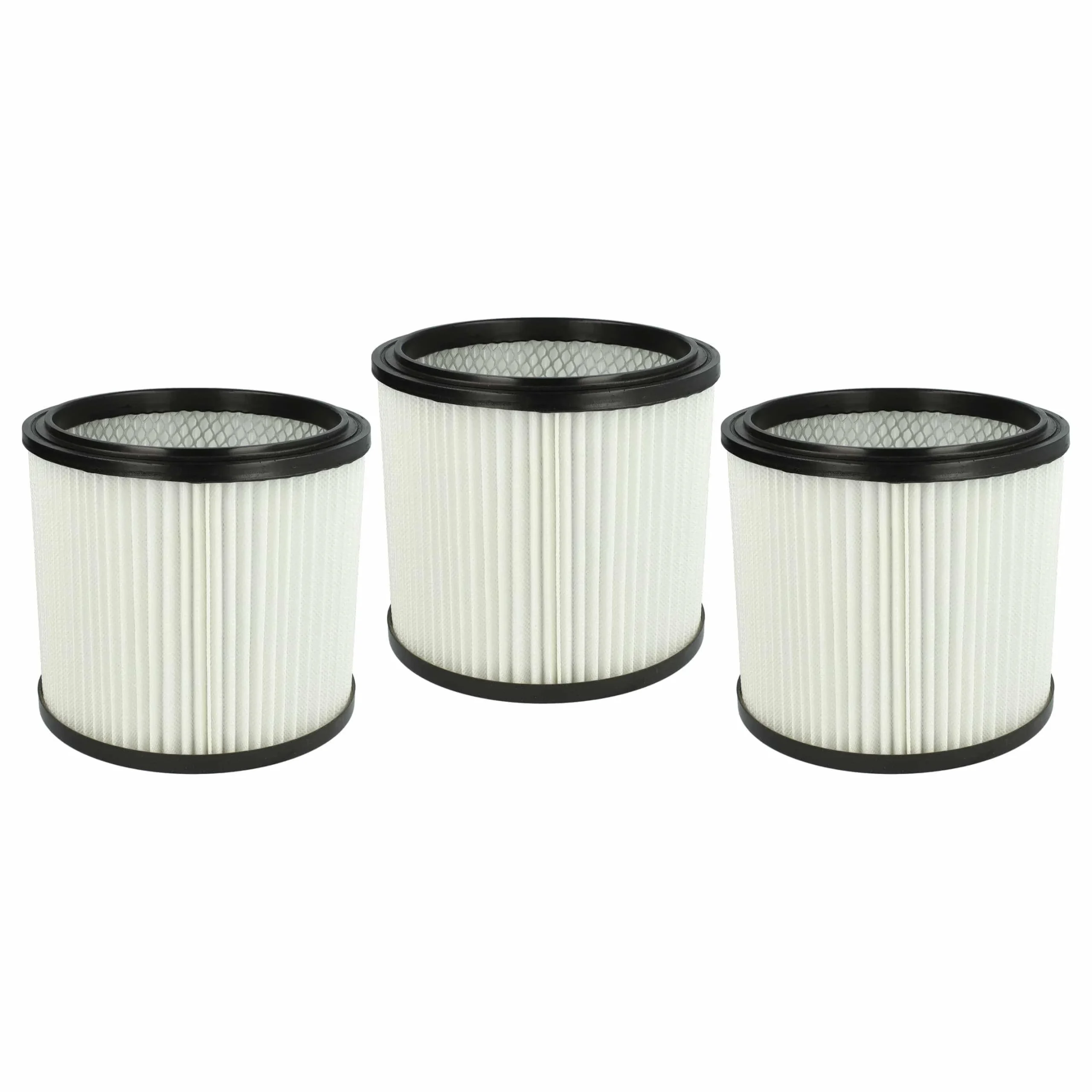 3x Filtre remplace Einhell 2351110 pour aspirateur LIV - Cartouche Filtre F7, blanc