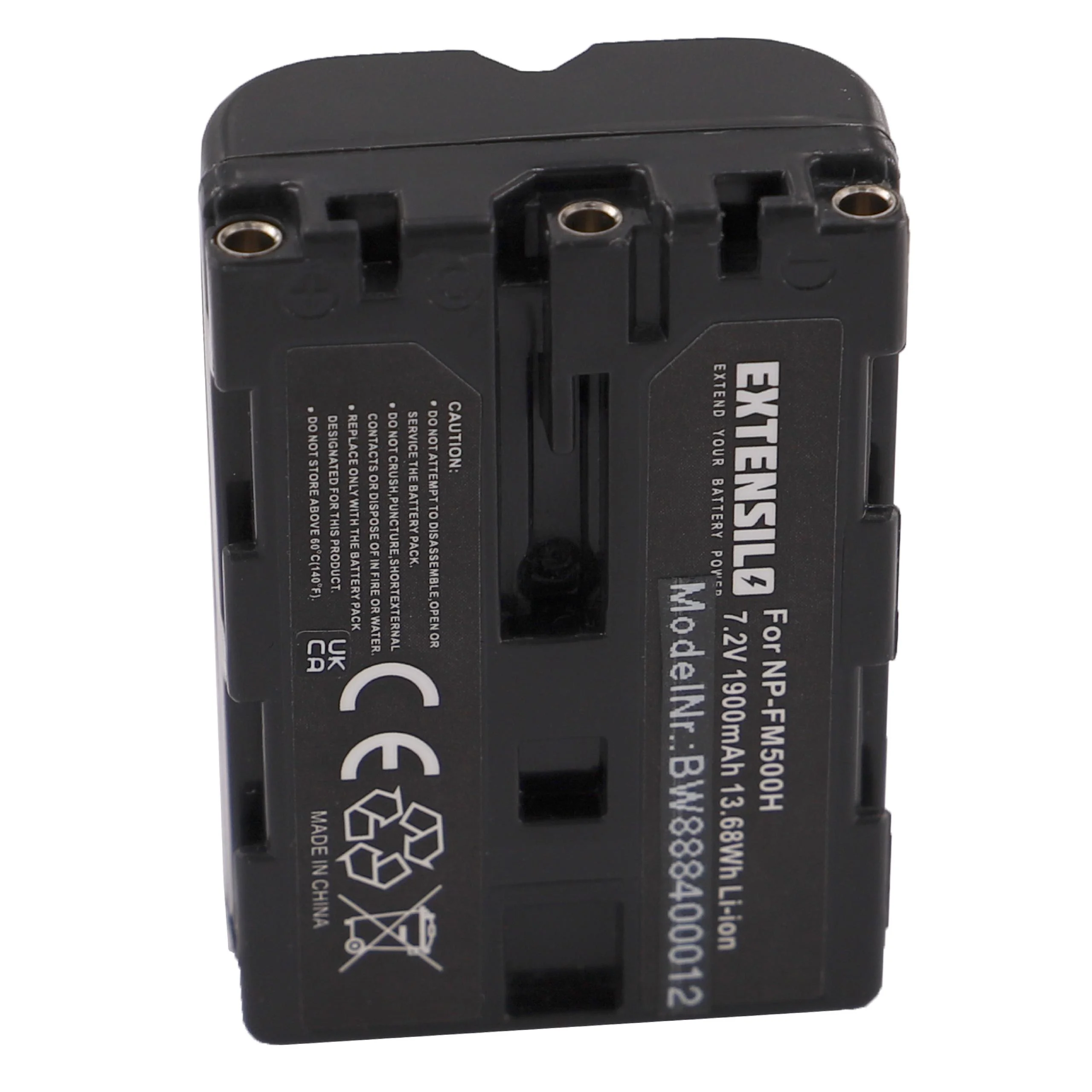 2x Batteries remplace Sony NP-FM500H pour appareil photo Hasselblad- 1900mAh 7,2V Li-ion