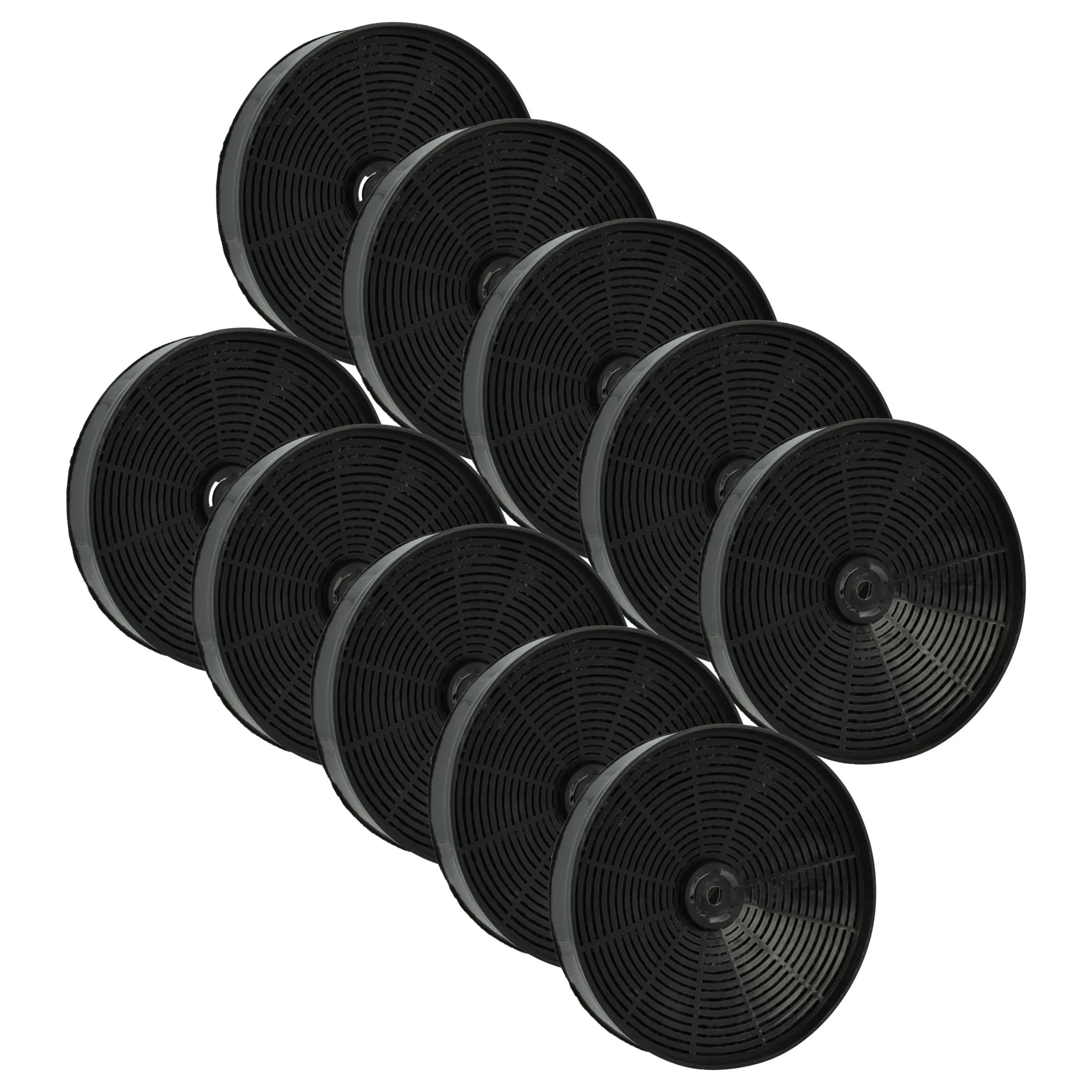 10x Filtres à charbon actif remplace 50290909006, 902979379, 50246307008 pour hotte Zanussi - Accessoires appareils ménagers