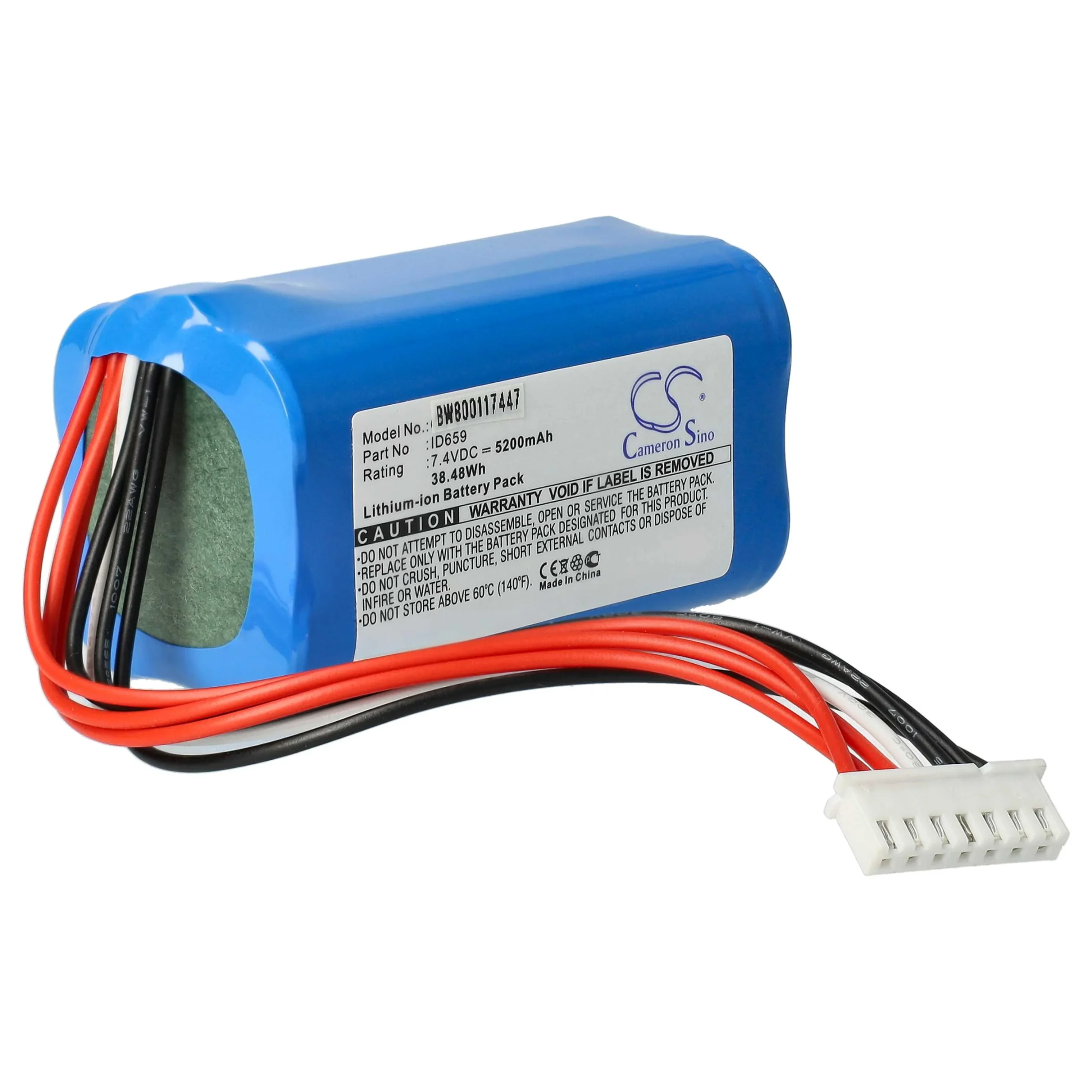 Batterie remplace Sony ID659, ST-06S, ID659B enceinte Sony - 5200mAh 7,4V Li-ion
