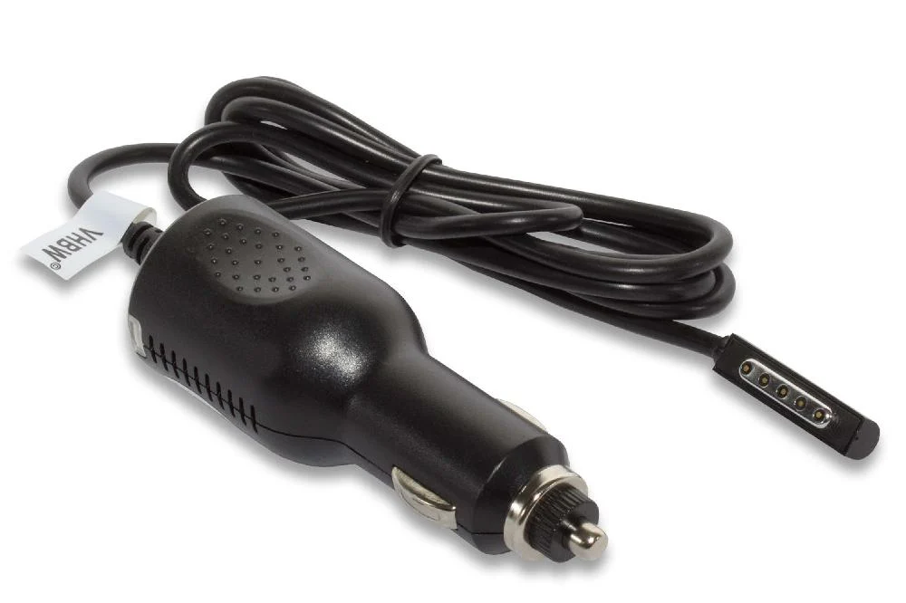 Chargeur auto remplace Microsoft 1513, 1516, 1572, 1512 pour tablette Microsoft - 12V allume-cigare