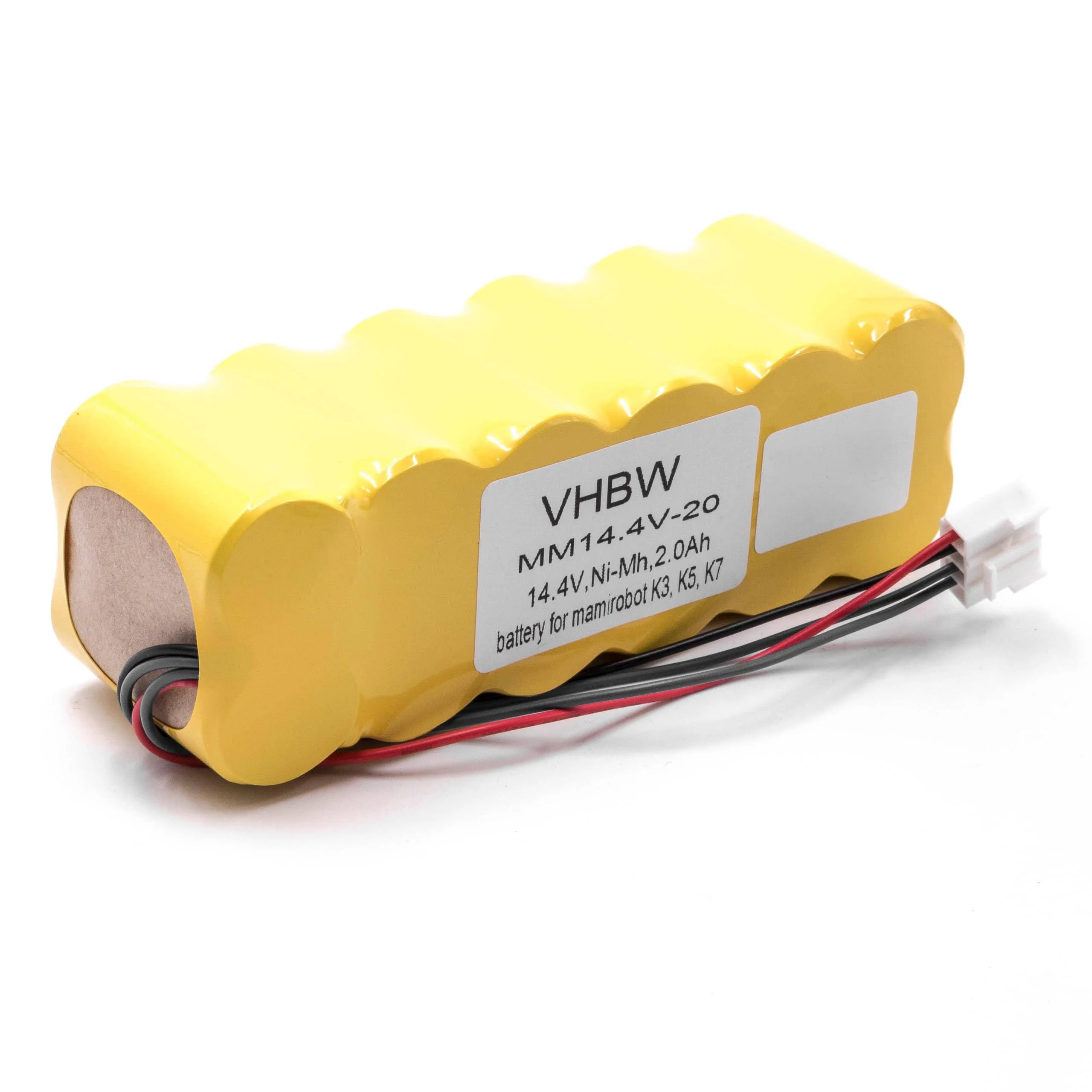Batterie remplace Mamirobot 12SC3000S1P pour robot aspirateur Mamirobot - 2000mAh 14,4V NiMH