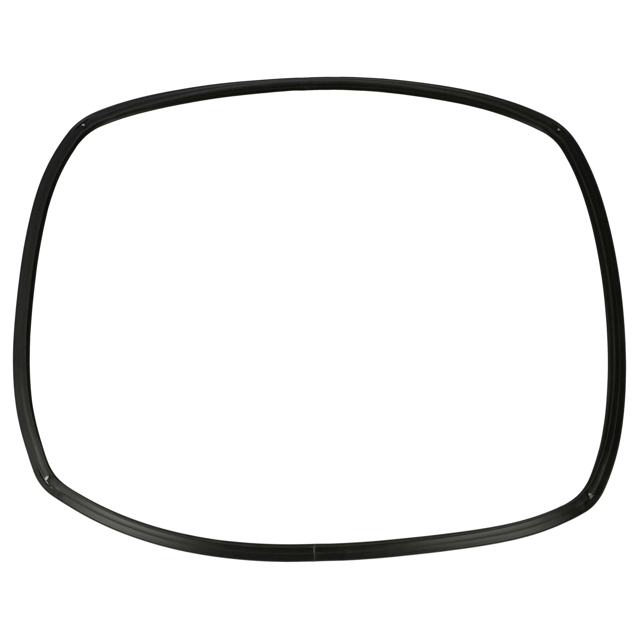 Joint de porte avec crochets d'angle remplace Ariston ARI081579 pour four Hotpoint - 43x32x0,8 cm, noir