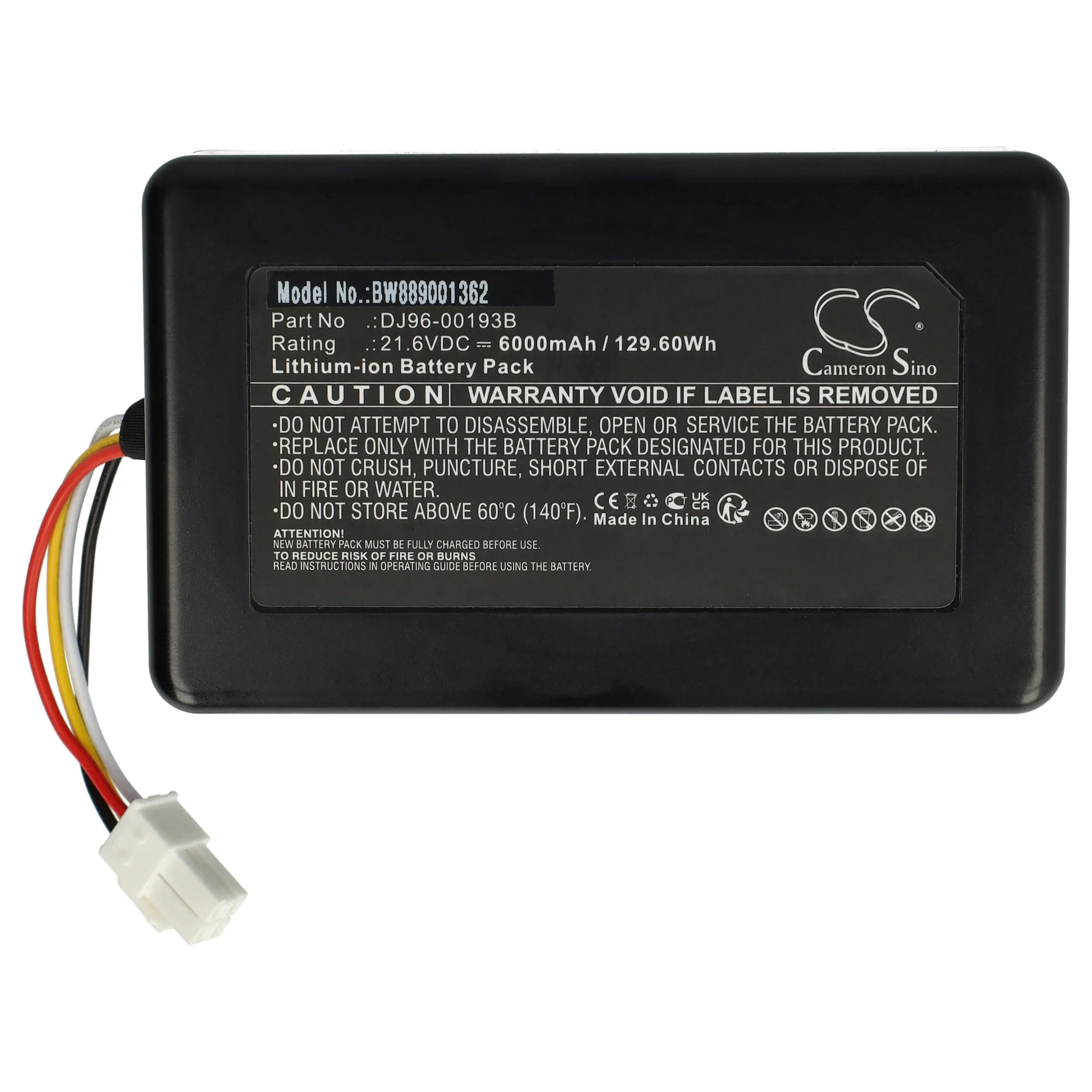 Batterie pour robot aspirateur Samsung Powerbot R7040, VR7000 - 6000mAh