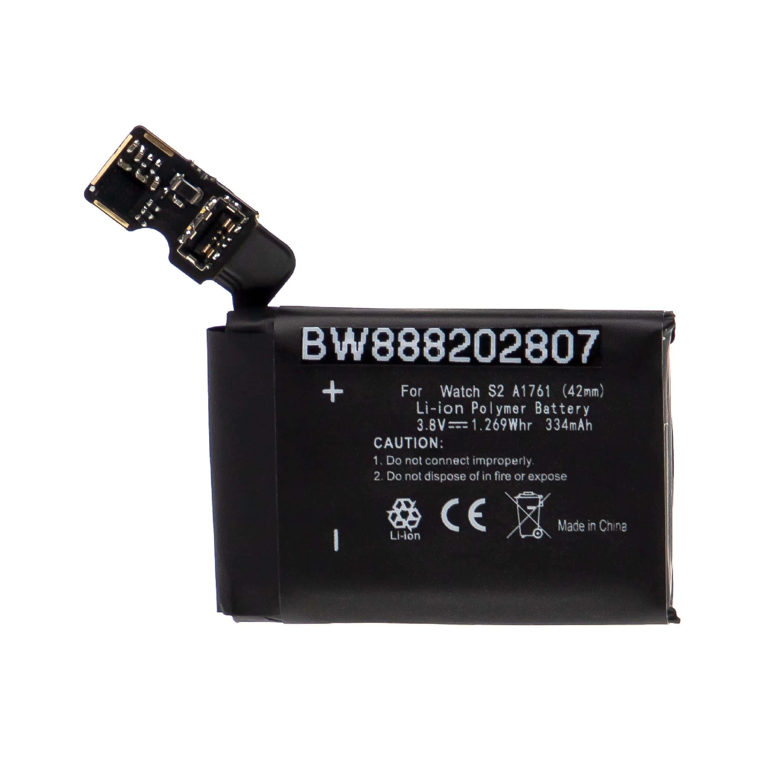 Batterie remplace Apple A1761 montre connectée - 334mAh 3,8V Li-polymère