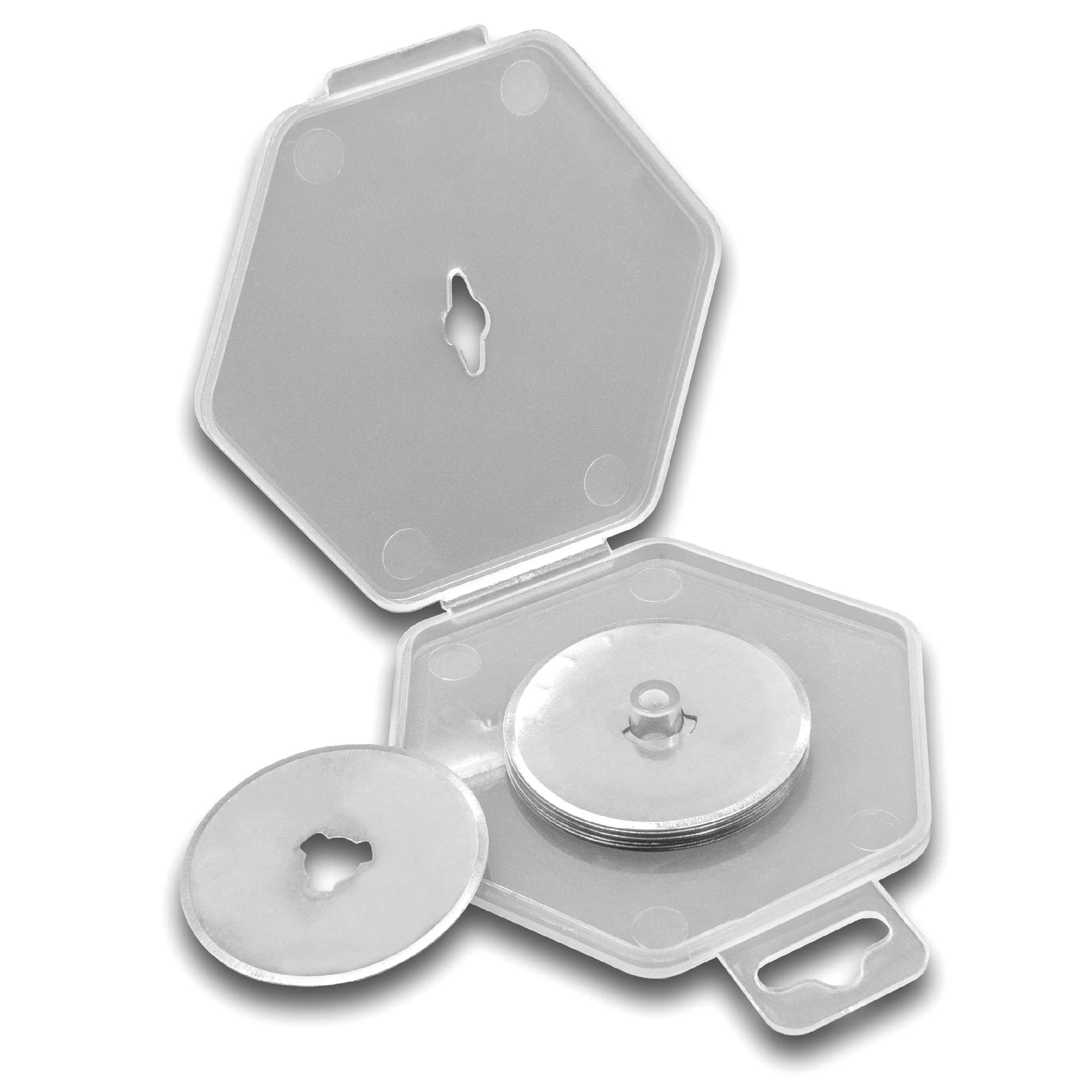 10x Lame de remplacement pour couteau à roulette, à rouleau, coupe-rouleau - acier, ⌀ 28 mm