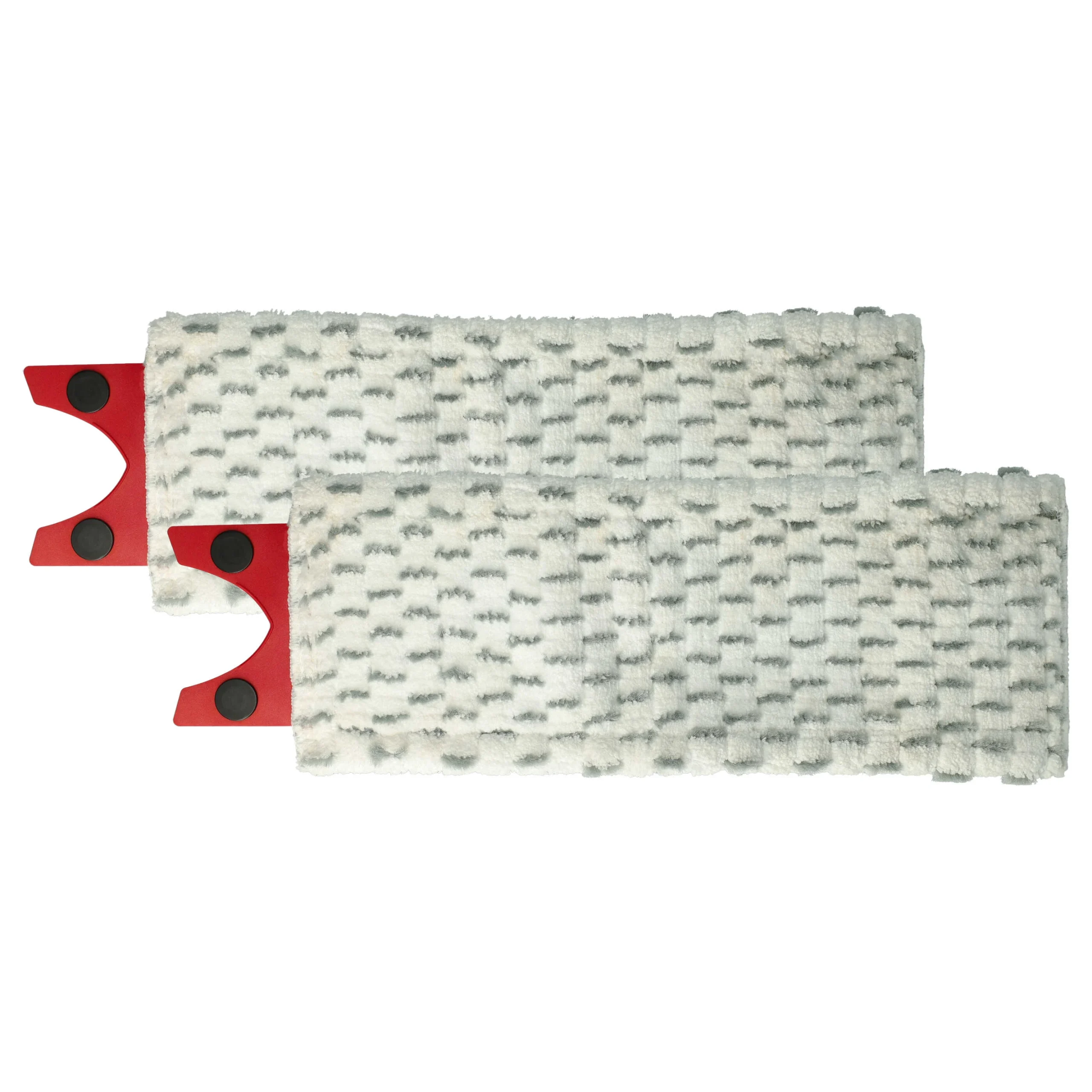 2x Lingette pour balais serpillère Vileda 1-2 Spray - microfibre, blanc, gris