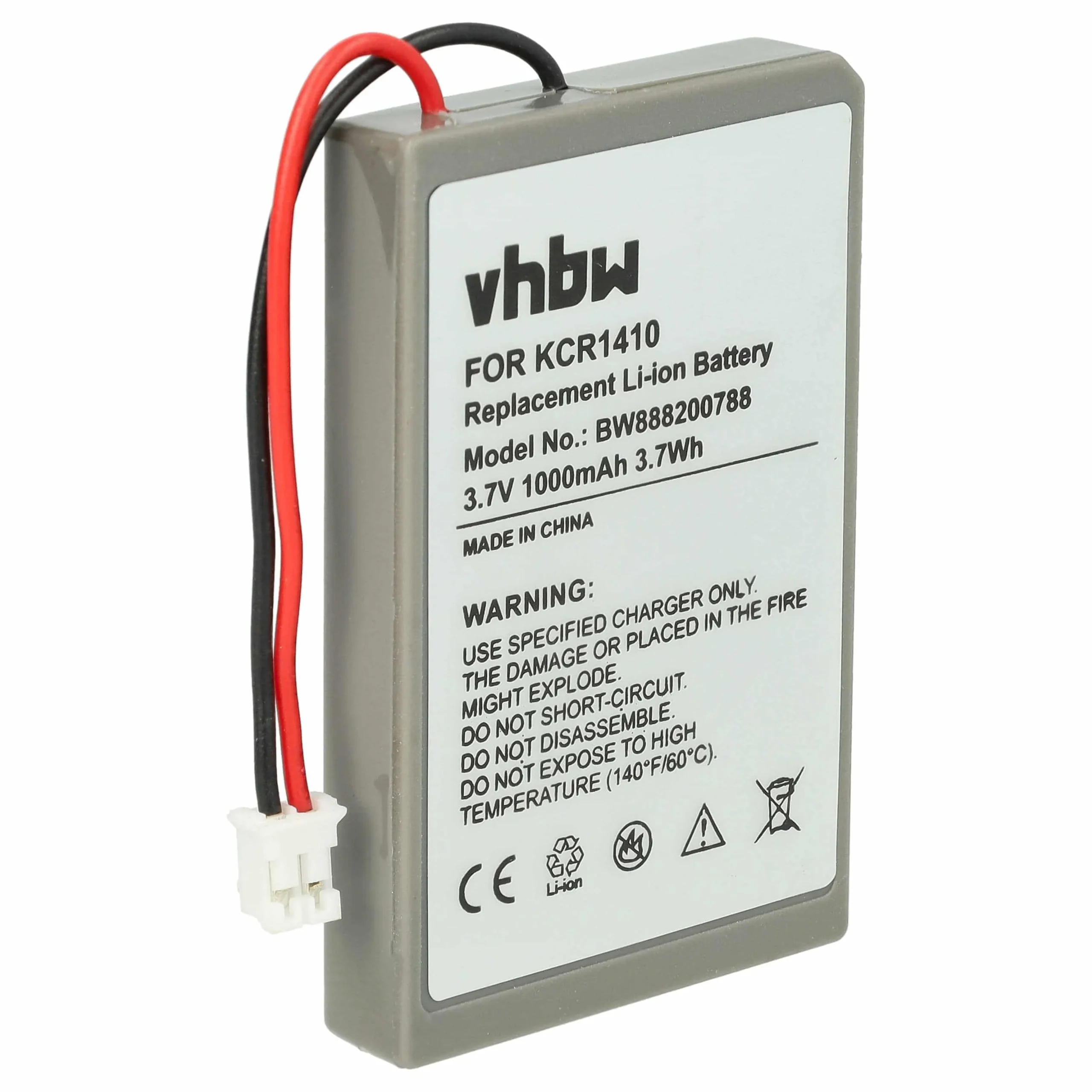 Batterie remplace Sony KCR1410, LIP1522 manette - 1000mAh 3,7V Li-ion
