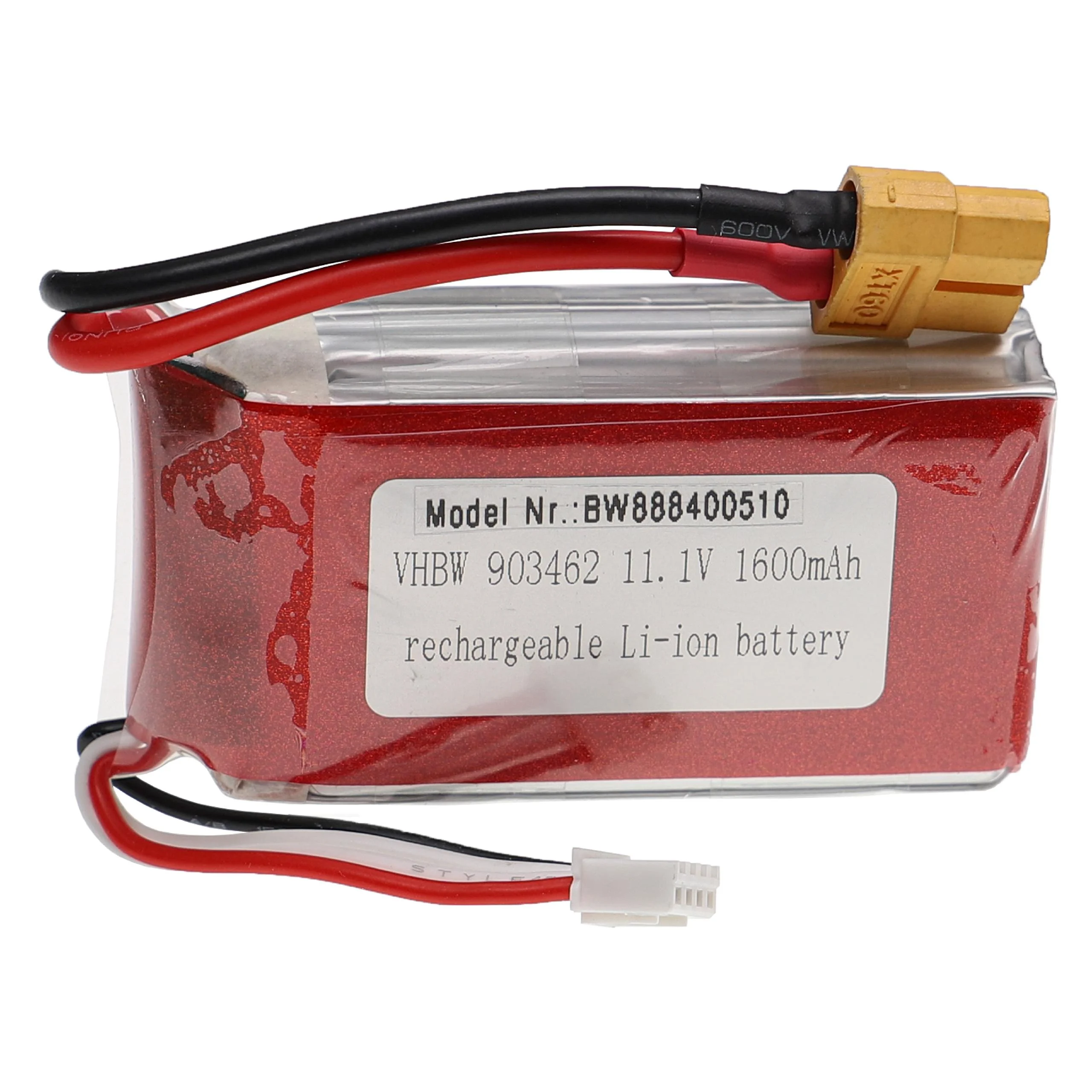 Batterie modèle radio-télécommandé - 1600mAh 11,1V Li-polymère, XT60