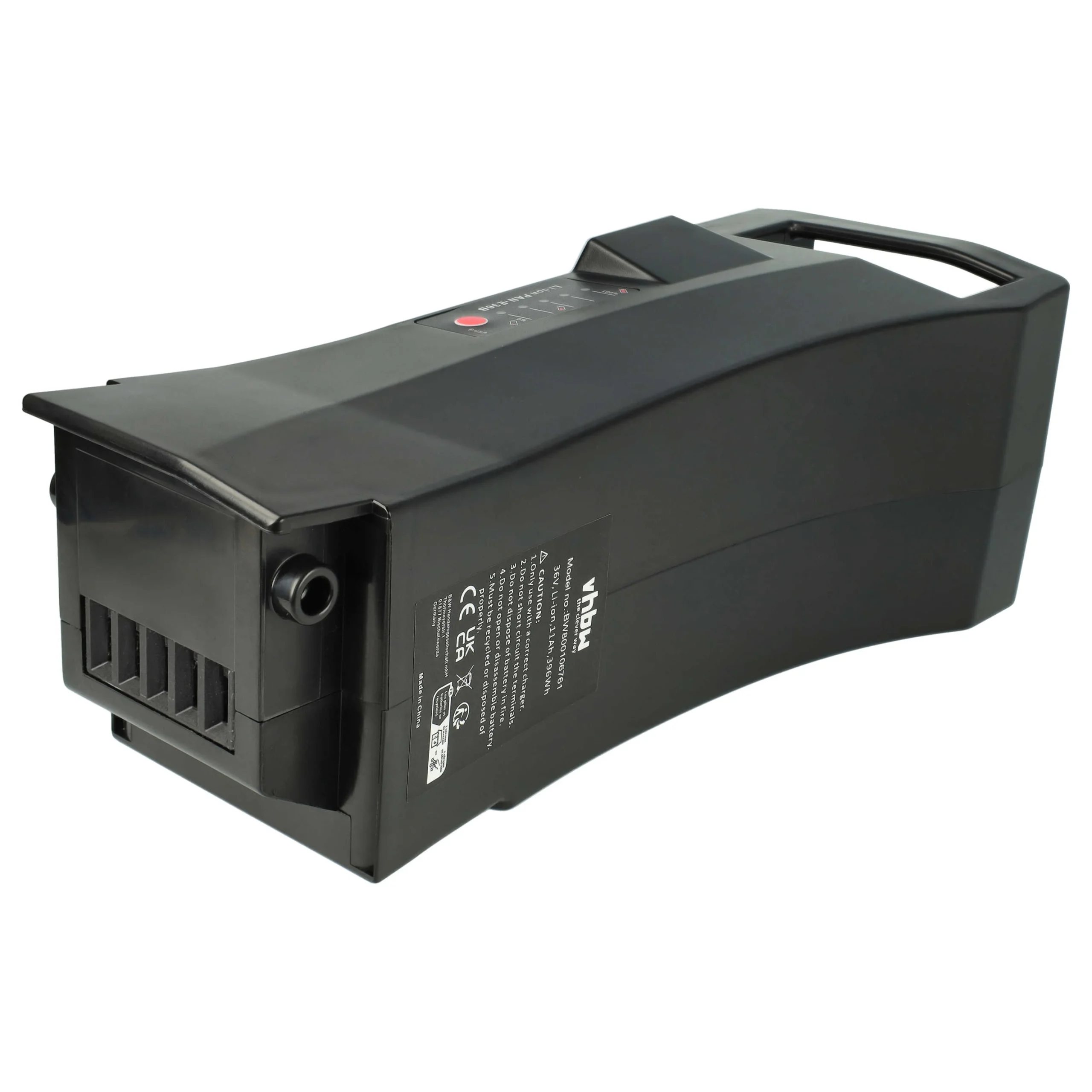 Batterie remplace Panasonic GD-PAN-E36B pour E-Bike - 11Ah 36V Li-ion noir
