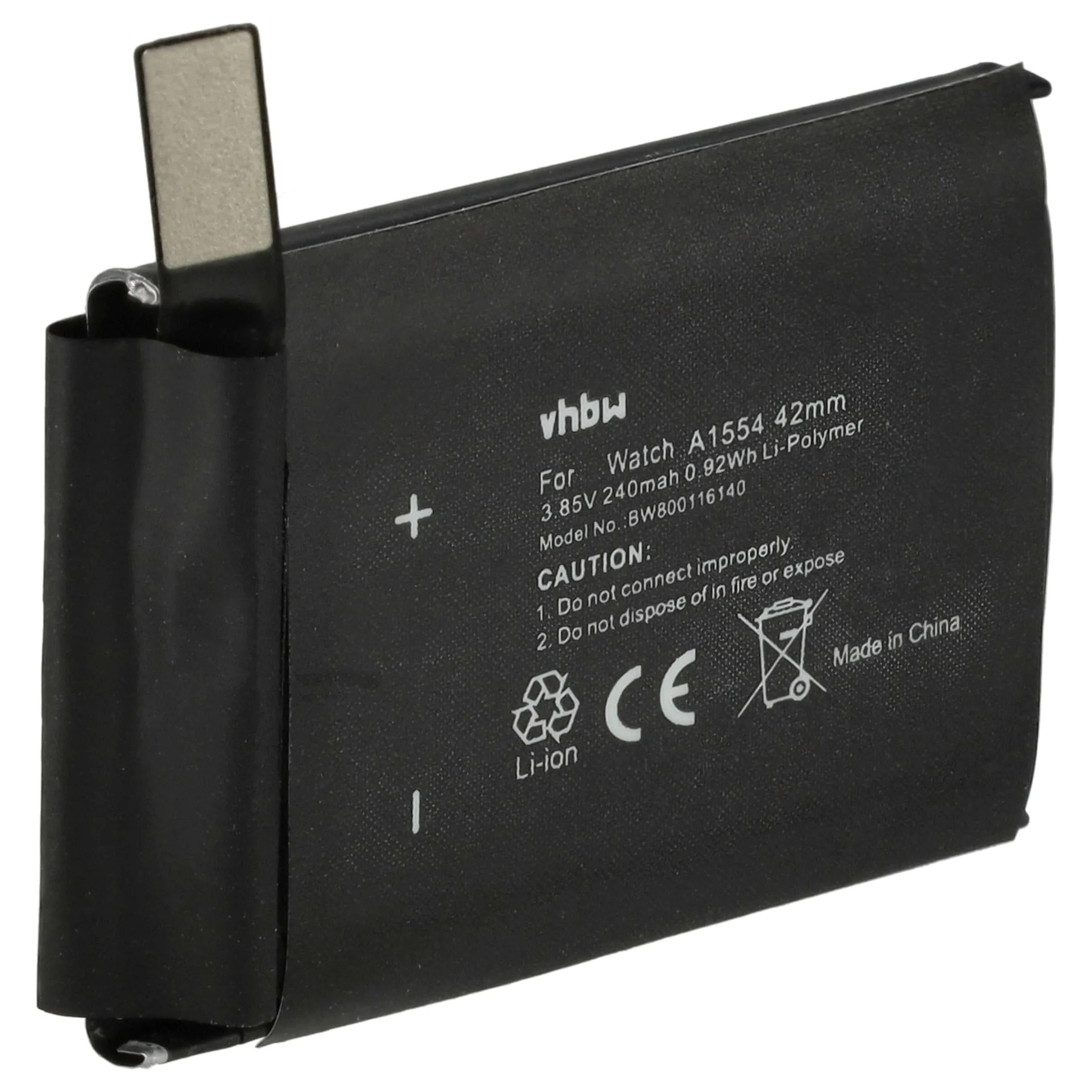 Batterie remplace Apple A1579 montre connectée - 240mAh 3,7V Li-polymère