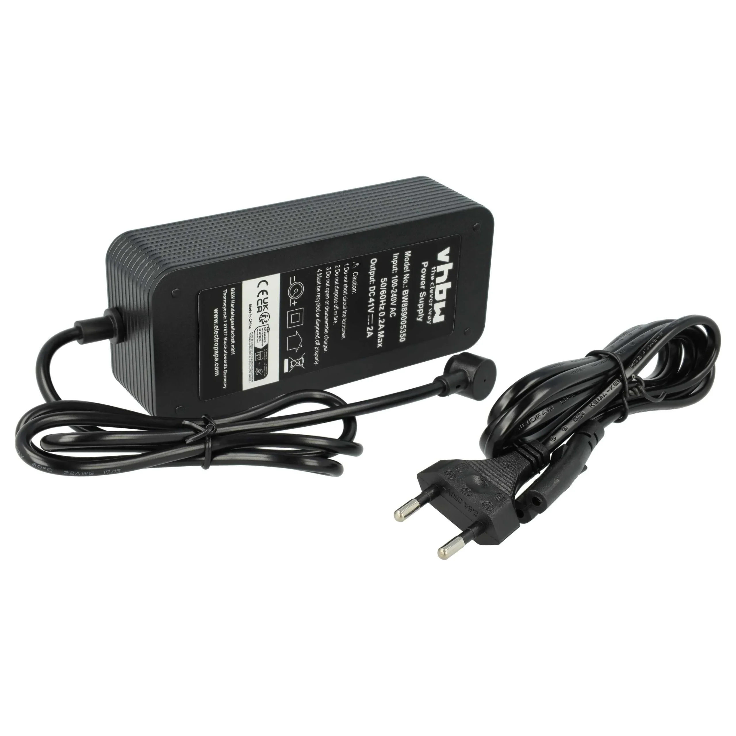 Chargeur pour hoverboard, trotinette Xiaomi 4 Pro, Mi 4 - 15,8 cm