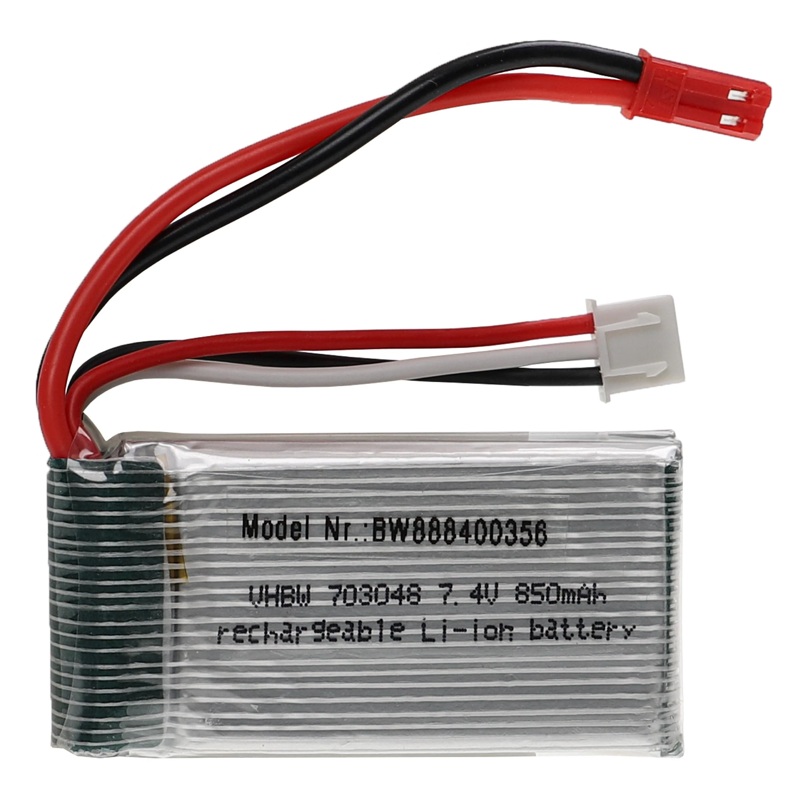Batterie modèle radio-télécommandé - 850mAh 7,4V Li-polymère, BEC