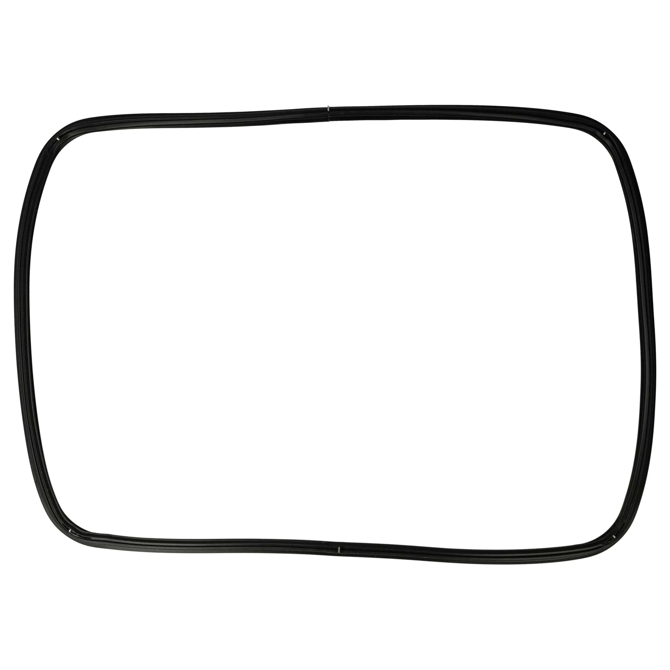 Joint de porte avec crochets d'angle remplace BSH 095253, 068501 pour four Bosch - 42x32x1 cm, noir