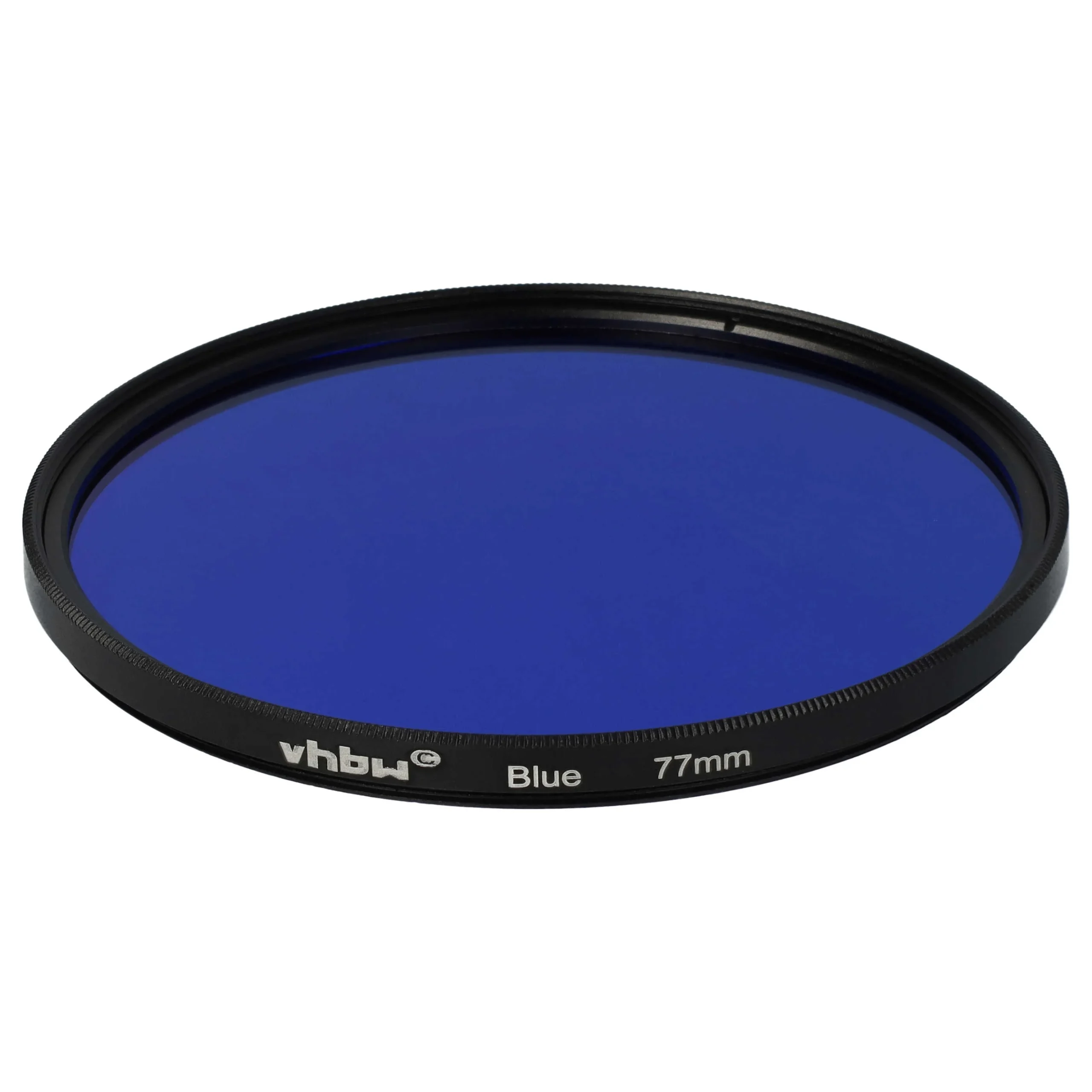 Filtre de couleur bleu pour objectifs d'appareils photo de 77 mm - Filtre bleu
