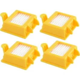 Roomba 700 Série Plus.Parts Pack de Filtres AeroVac pour iRobot (Paquet de 4)