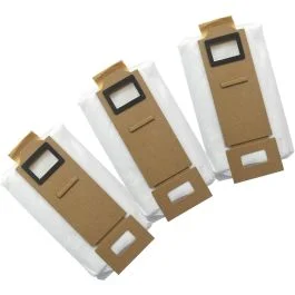 Sacs à Poussière pour Série Roborock S7(+) et S7 MaxV (Plus) (3 Pièces, alternative Plus.Parts® à 8.02.0101)