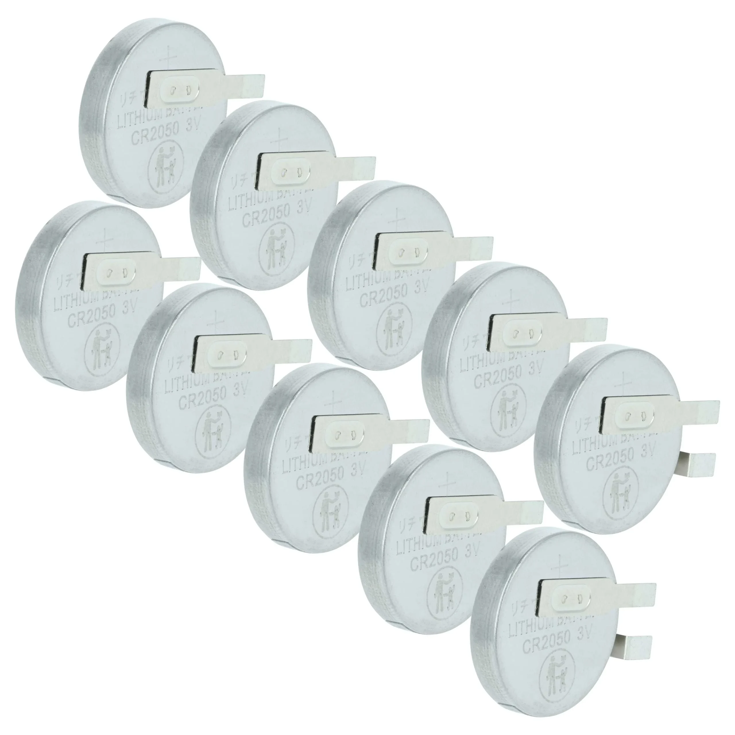 10x Piles bouton de type Maxell CR2050HR pour le modélisme et autres - 0,35Ah 3V Li-ion
