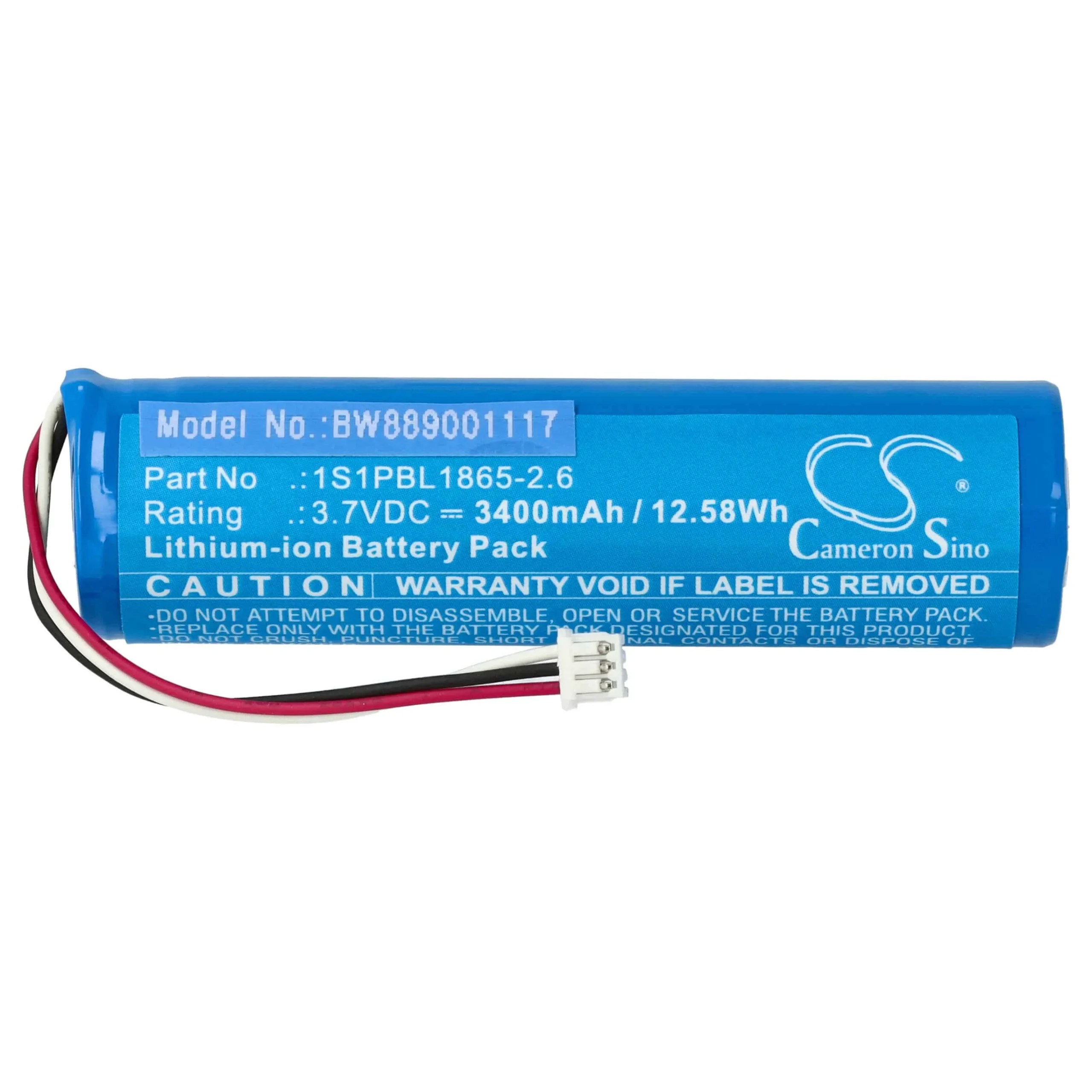 Batterie remplace Philips 1S1PBL1865-2.6 pour moniteur bébé Philips - 3400mAh 3,7V Li-ion