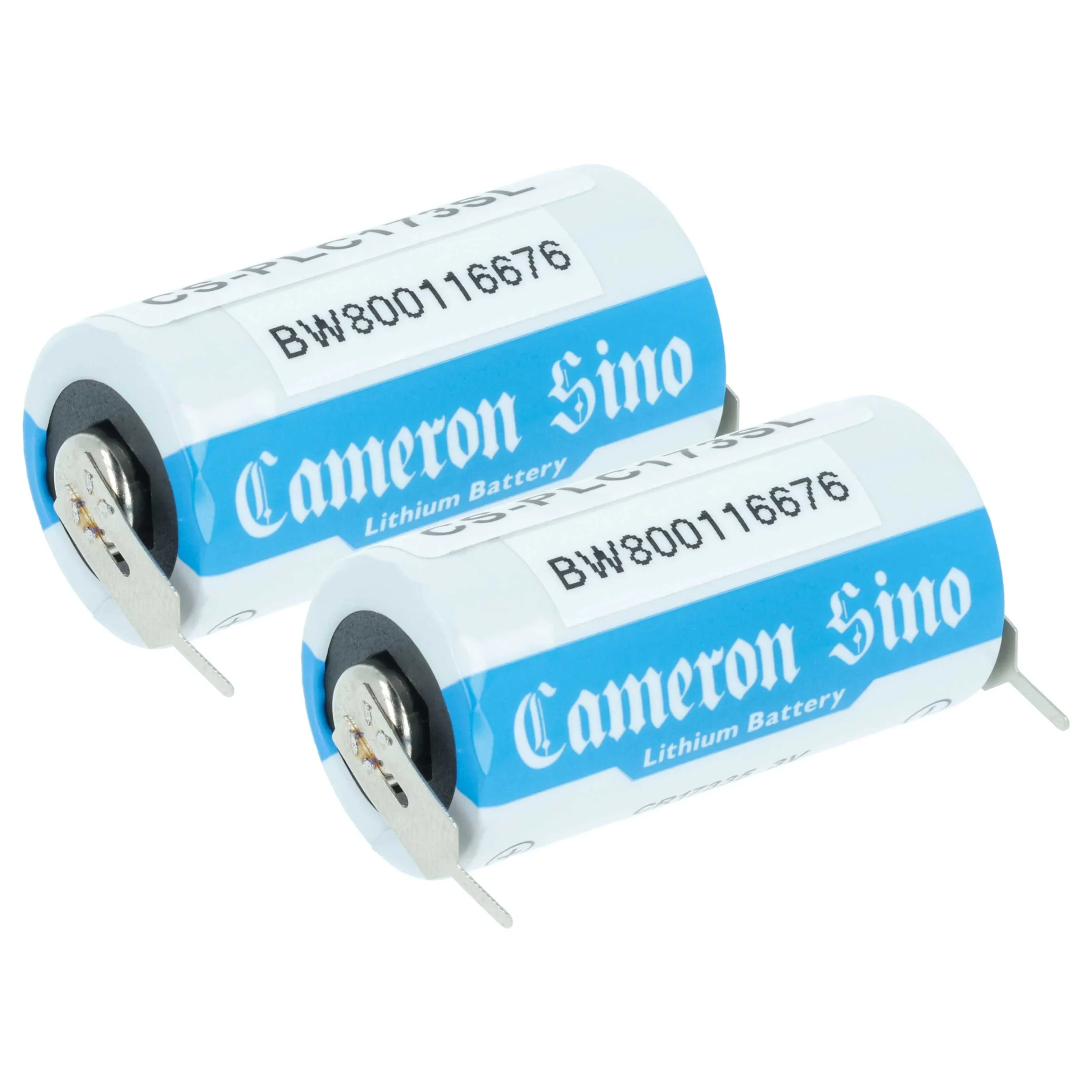 2x Batteries remplace Panasonic BR17335 pour PLC Programmable Logic Controller Panasonic - 1450mAh 3V Li-MnO2