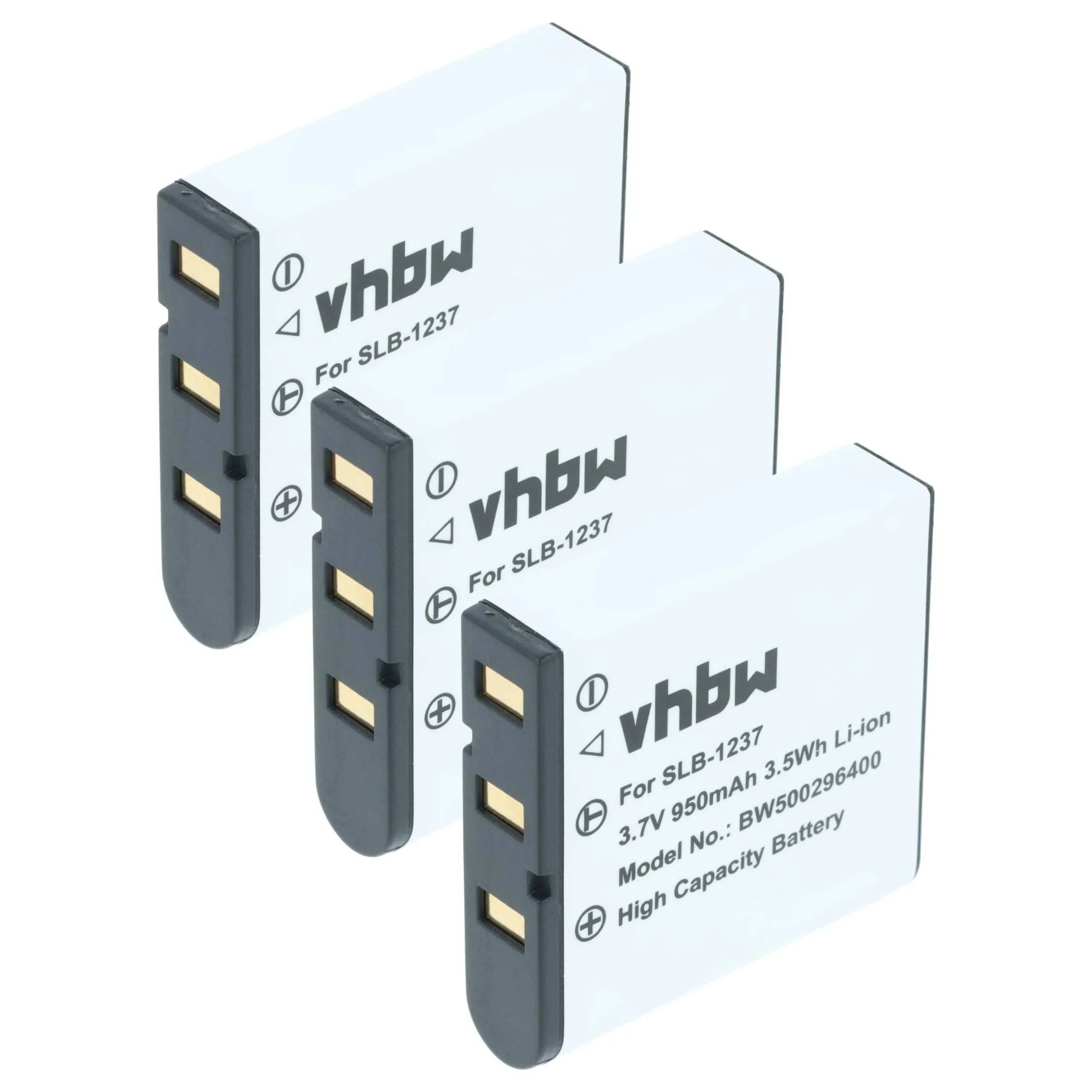 3x Batteries remplace Epson EPALB2, B32B818242, B31B173003CU pour appareil photo Epson- 950mAh 3,7V Li-ion