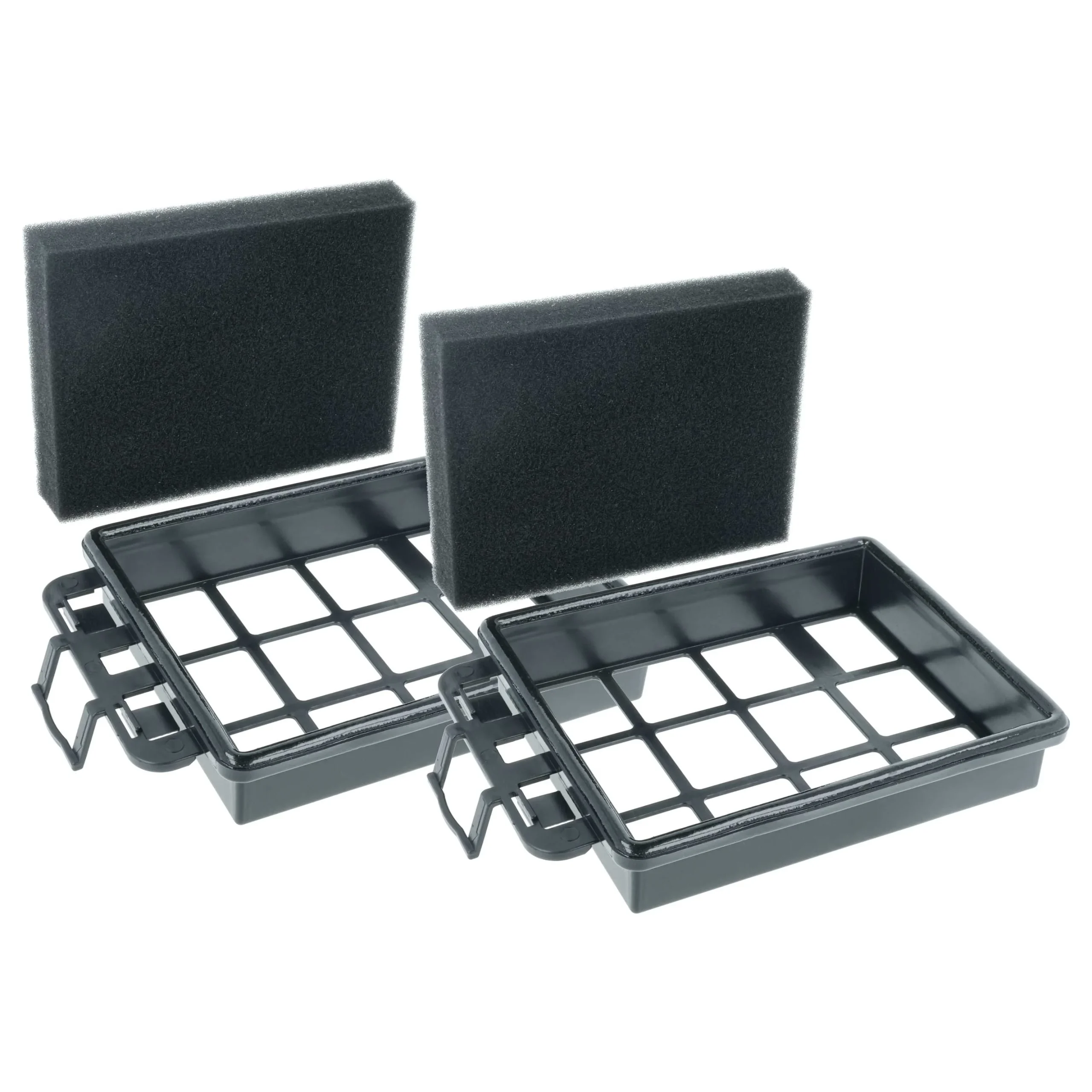 2x Filtre remplace Hanseatic 4379046385 pour aspirateur - filtre en mousse