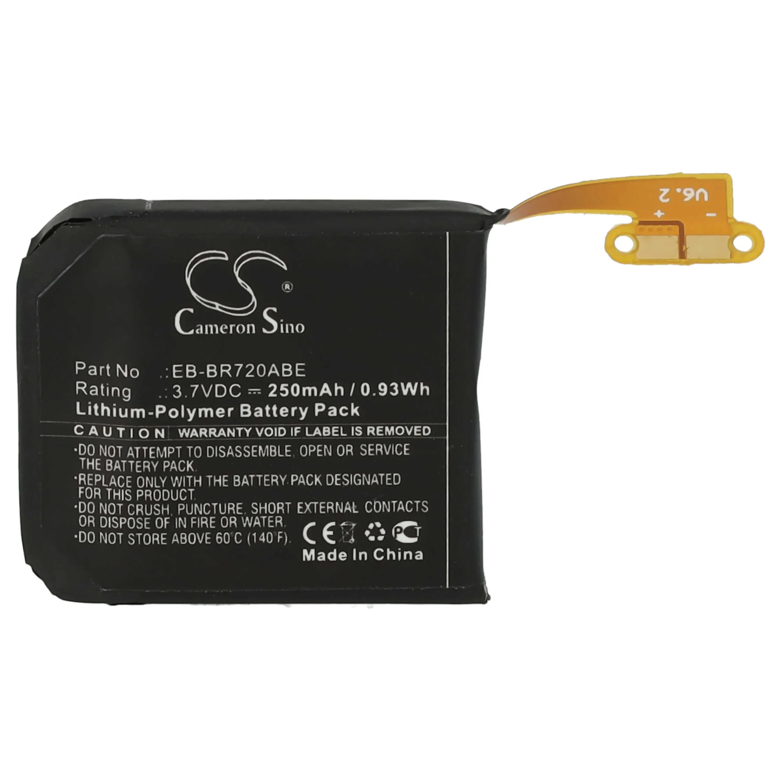 Batterie remplace Samsung EB-BR720ABE montre connectée - 250mAh 3,7V Li-polymère + outils