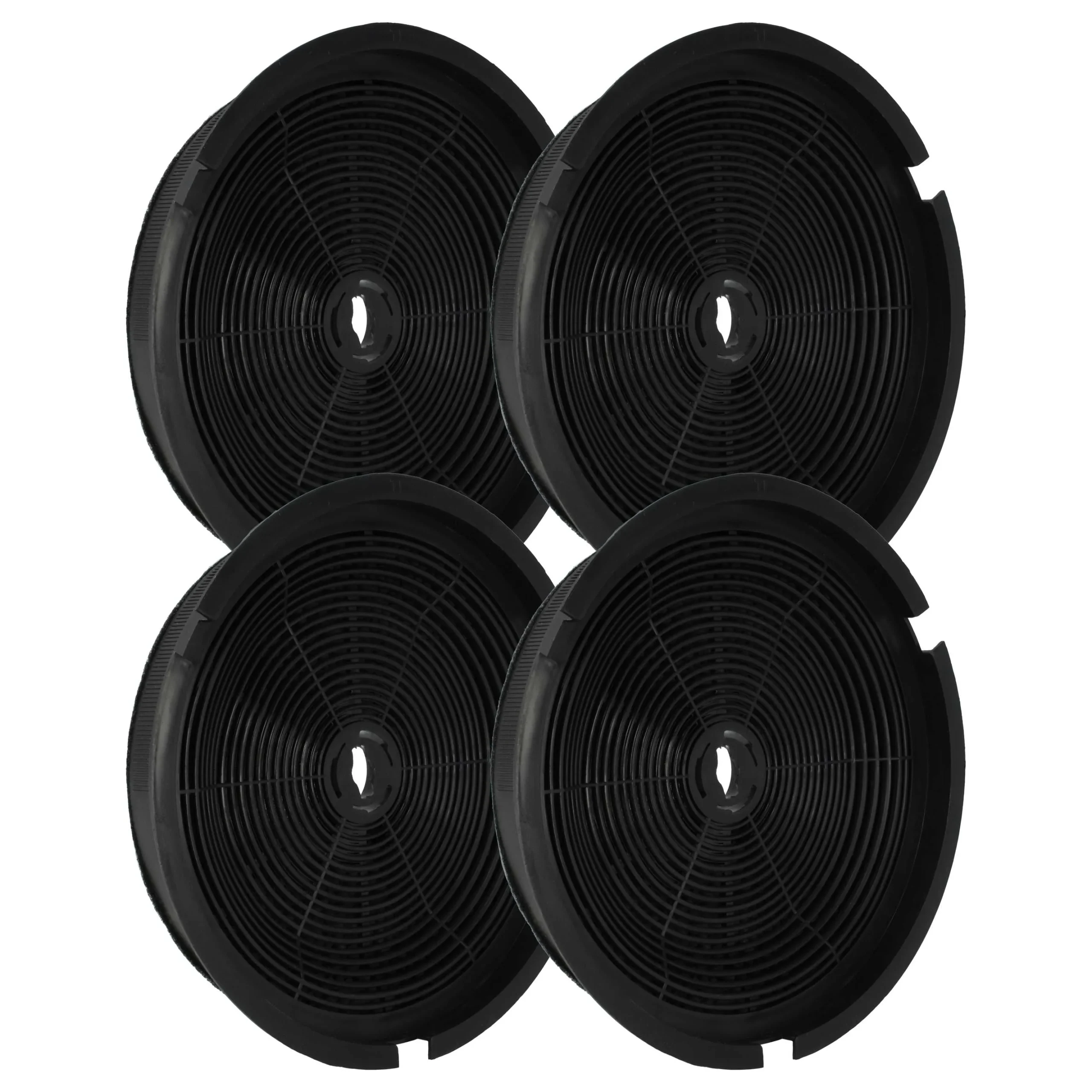 4x Filtres à charbon actif remplace Beko 9174220018, 9199001580 pour hotte Philips - Accessoires appareils ménagers