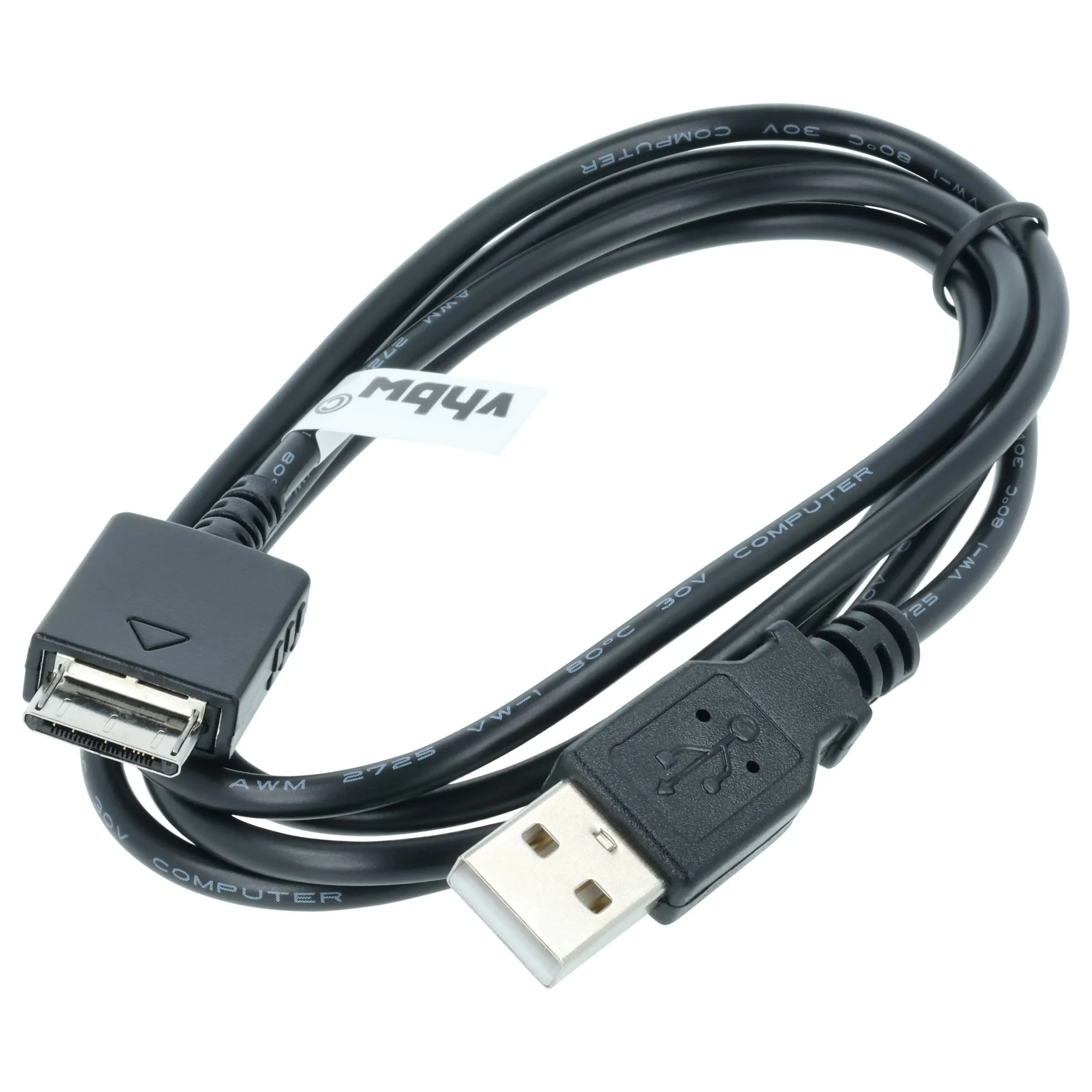 Câble USB de données et charge pour lecteur MP3 remplacement pour Sony WMC-NW20MU, 150 cm