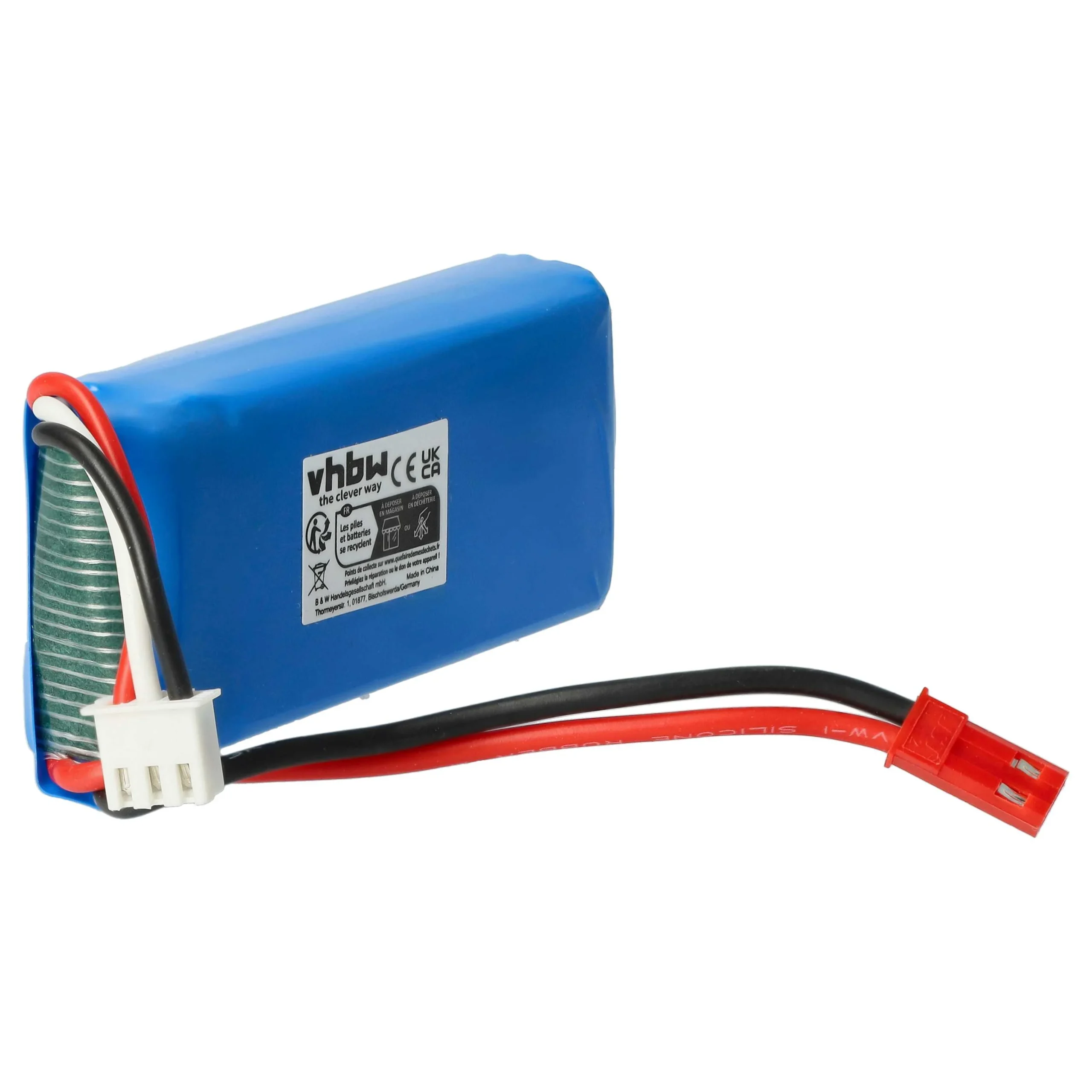 Batterie pour drone Wltoys, YiZhan / JJRC, MJX X6 Tarantula- 1200mAh 7,4V Li-ion