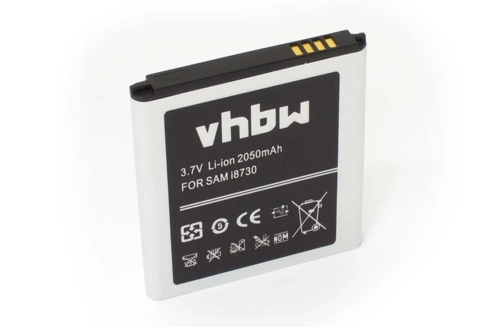 Batterie remplace Samsung EB-L1H9KLA, EB-L1H9KLABXAR téléphone portable Samsung - 2050mAh 3,7V Li-ion