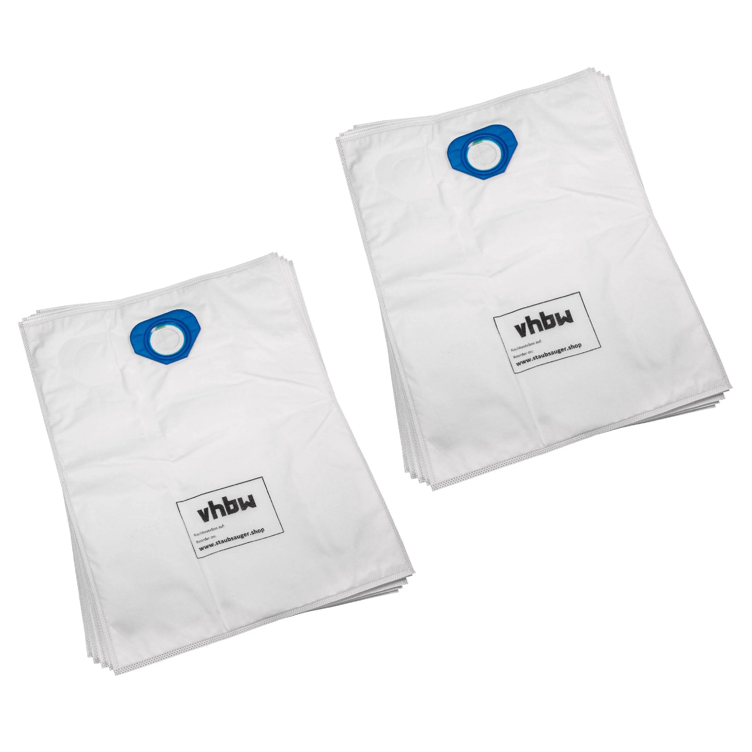 10x Sac remplace BVC 13060 pour aspirateur BVC - microfibre non tissée