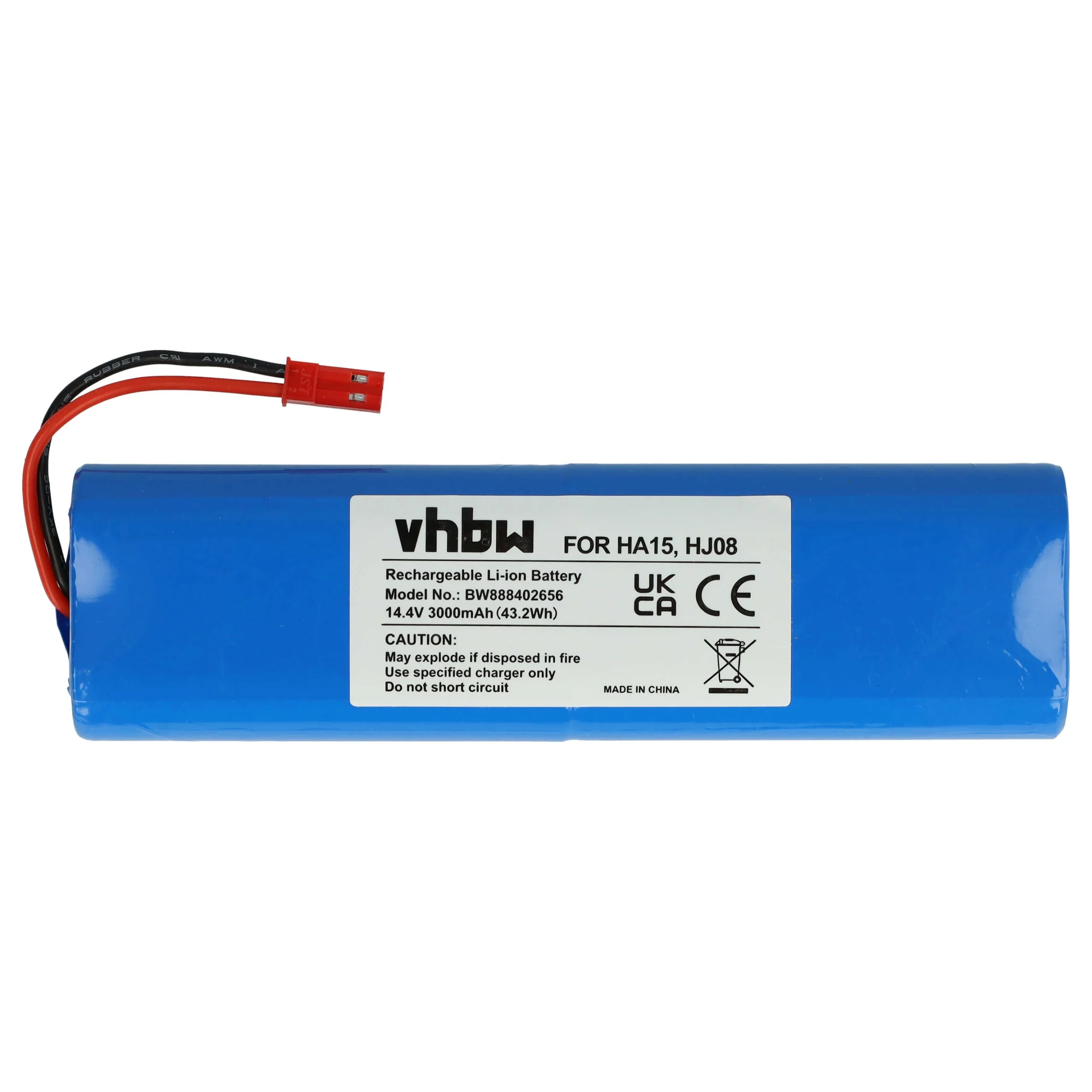 Batterie remplace Ariete AT5186033510 pour robot aspirateur iLife - 3000mAh 14,4V Li-ion