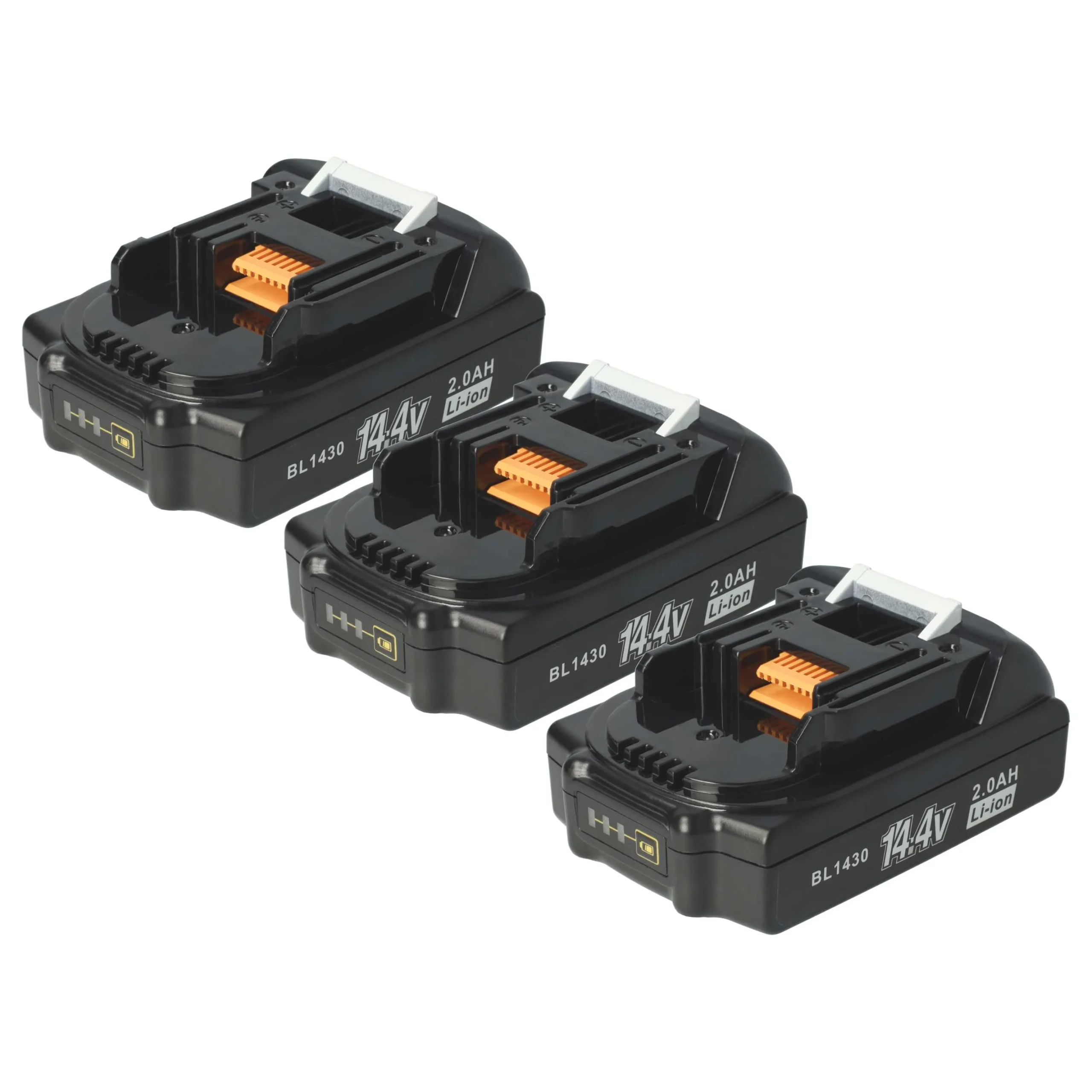 Batterie (3 pcs.) remplace Makita 194065-3, 194066-1, BL1415 outil électrique Linder - 2Ah 14,4V Li-ion