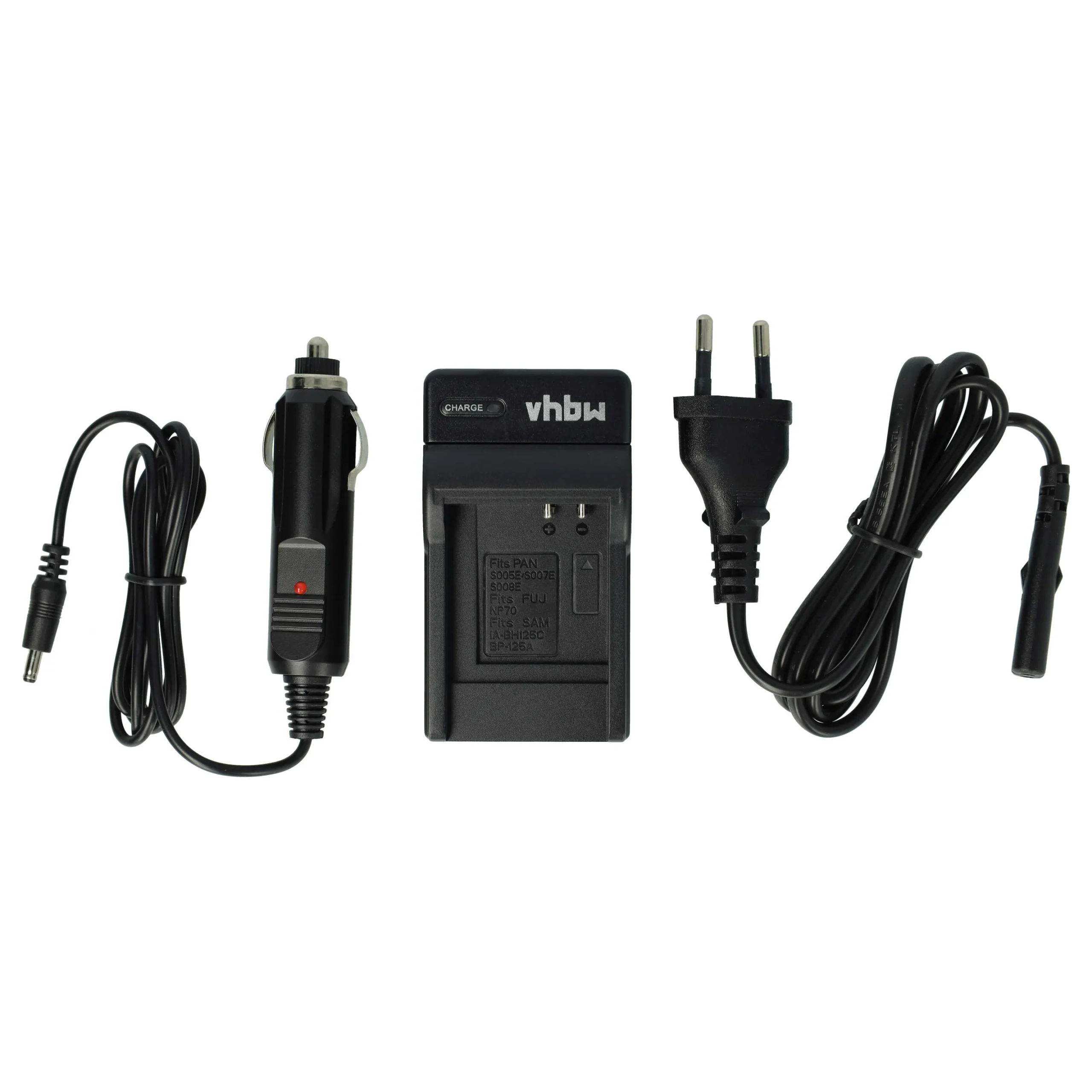 Chargeur pour appareil photo Panasonic Lumix DMC-TZ1, DMC-TZ2, DMC-TZ3, DMC-TZ4 - 0,6 A, 4,2 V