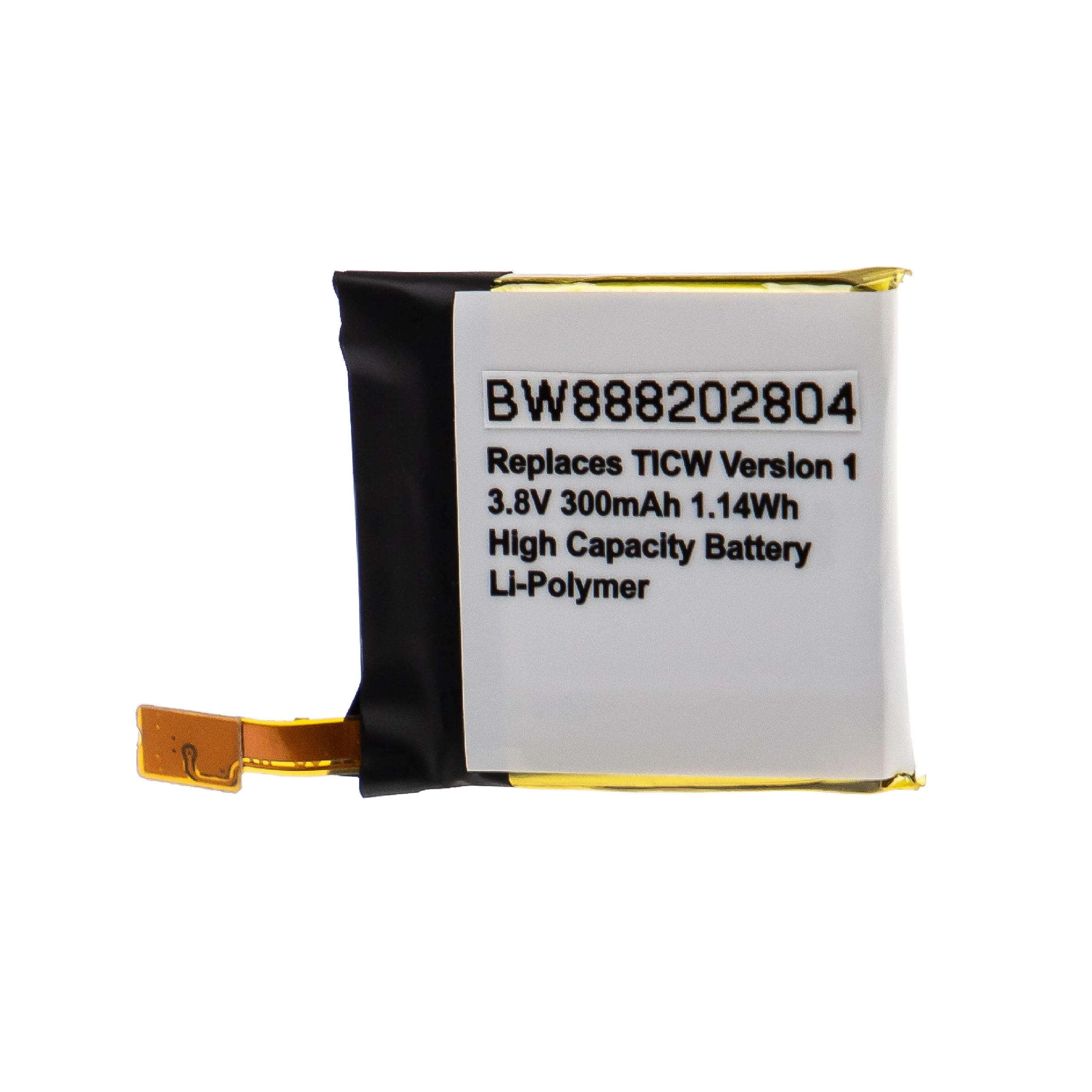 Batterie montre connectée - 300mAh 3,8V Li-polymère