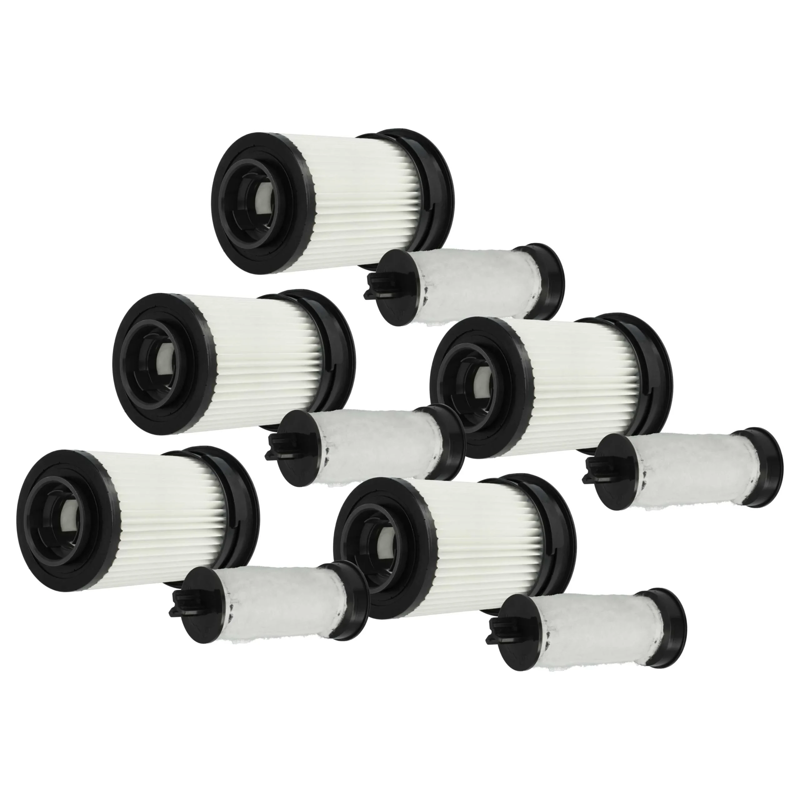 5x Filtres remplace Miele 4002516262756, 11385020 pour aspirateur - filtre combiné (préfiltre + HEPA) H11
