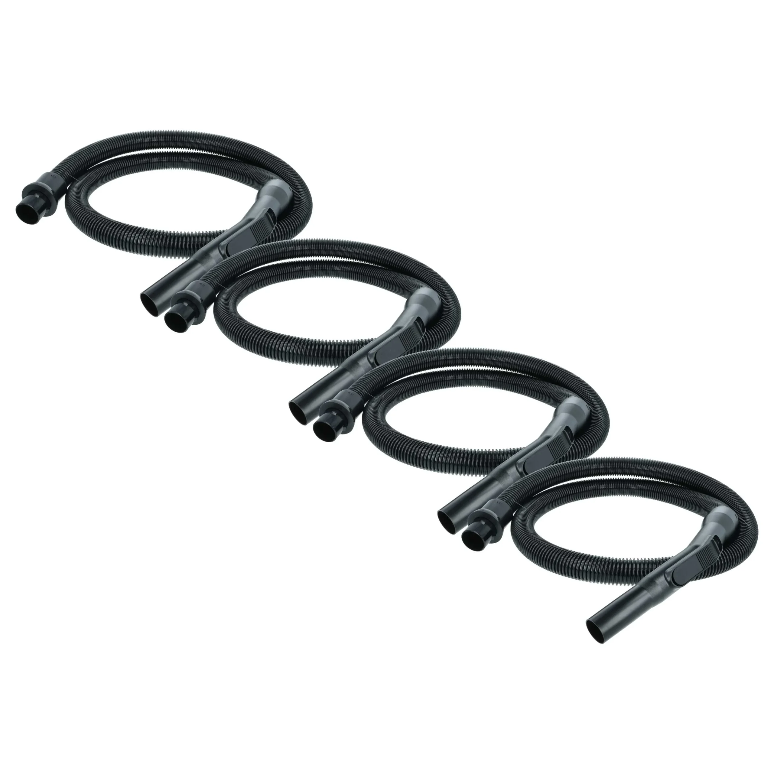 4x Tuyau flexible remplace Nilfisk 12018001 pour aspirateur Nilfisk - avec poignée, 1,8m, ⌀ 32mm