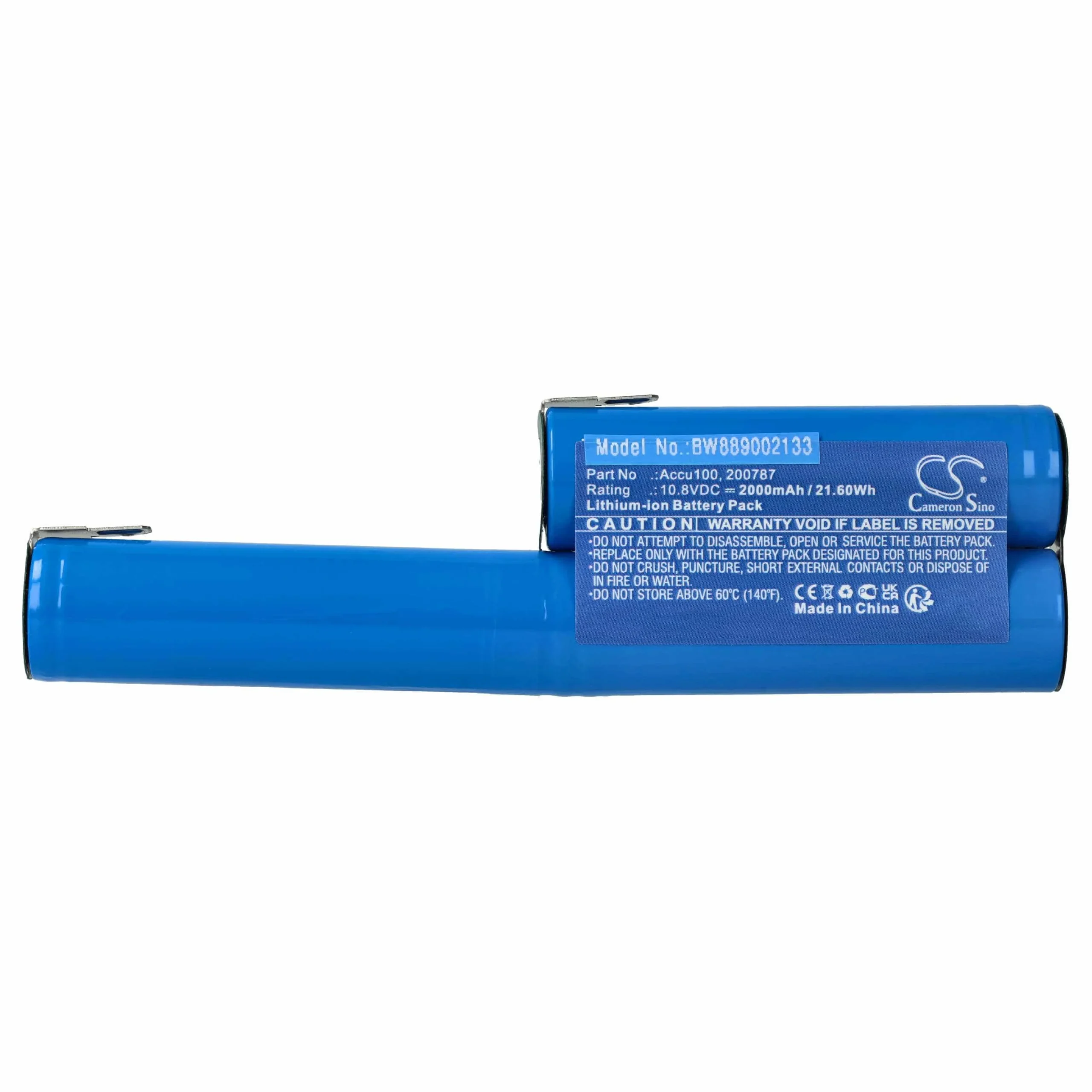Batterie remplace Bosch 08830-00.640.00, 08804-00.640.00 pour outil de jardinage - 2000mAh 11,1V Li-ion