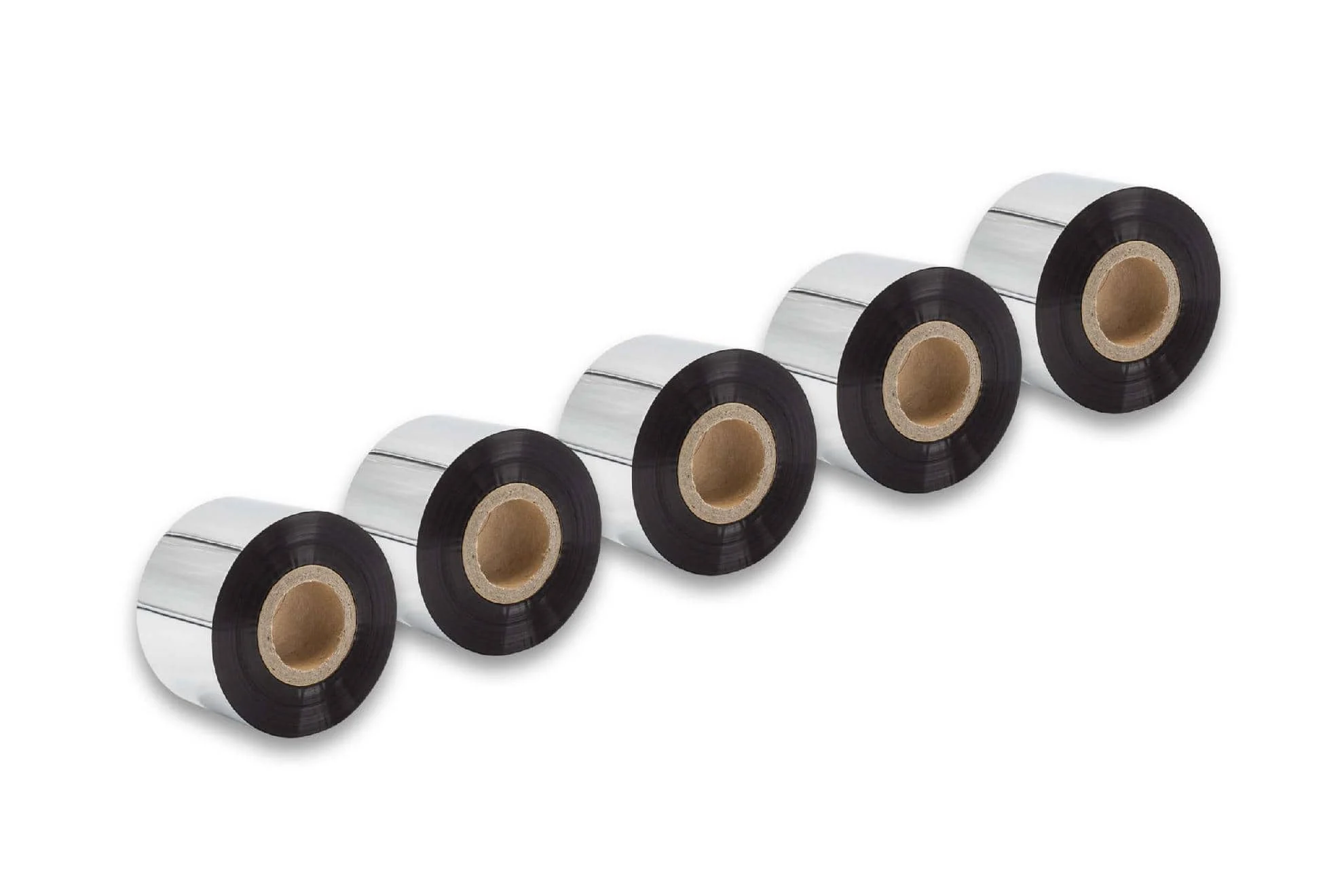 5x Ruban de transfert thermique pour imprimante Godex, Printronix, TSC, Valentin - 40 mm x 300 m, cire-plus
