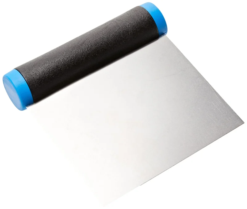 De Buyer - Coupe-pâte souple à lame droite en acier traité - 11 x 8,8 x 2,5 cm -, Blanc