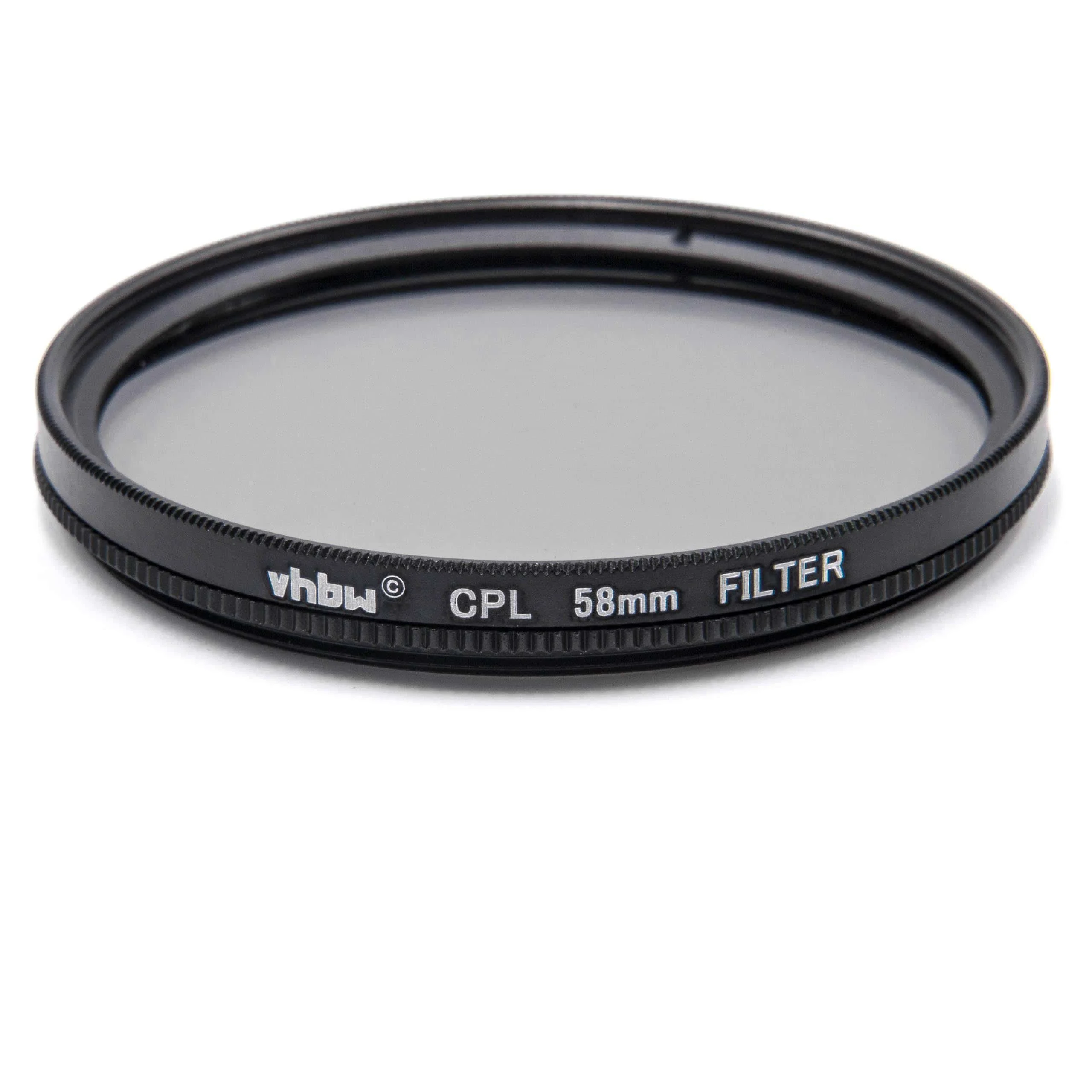 Filtre polarisant pour appareil photo et objectif de diamètre 58 mm - Filtre CPL