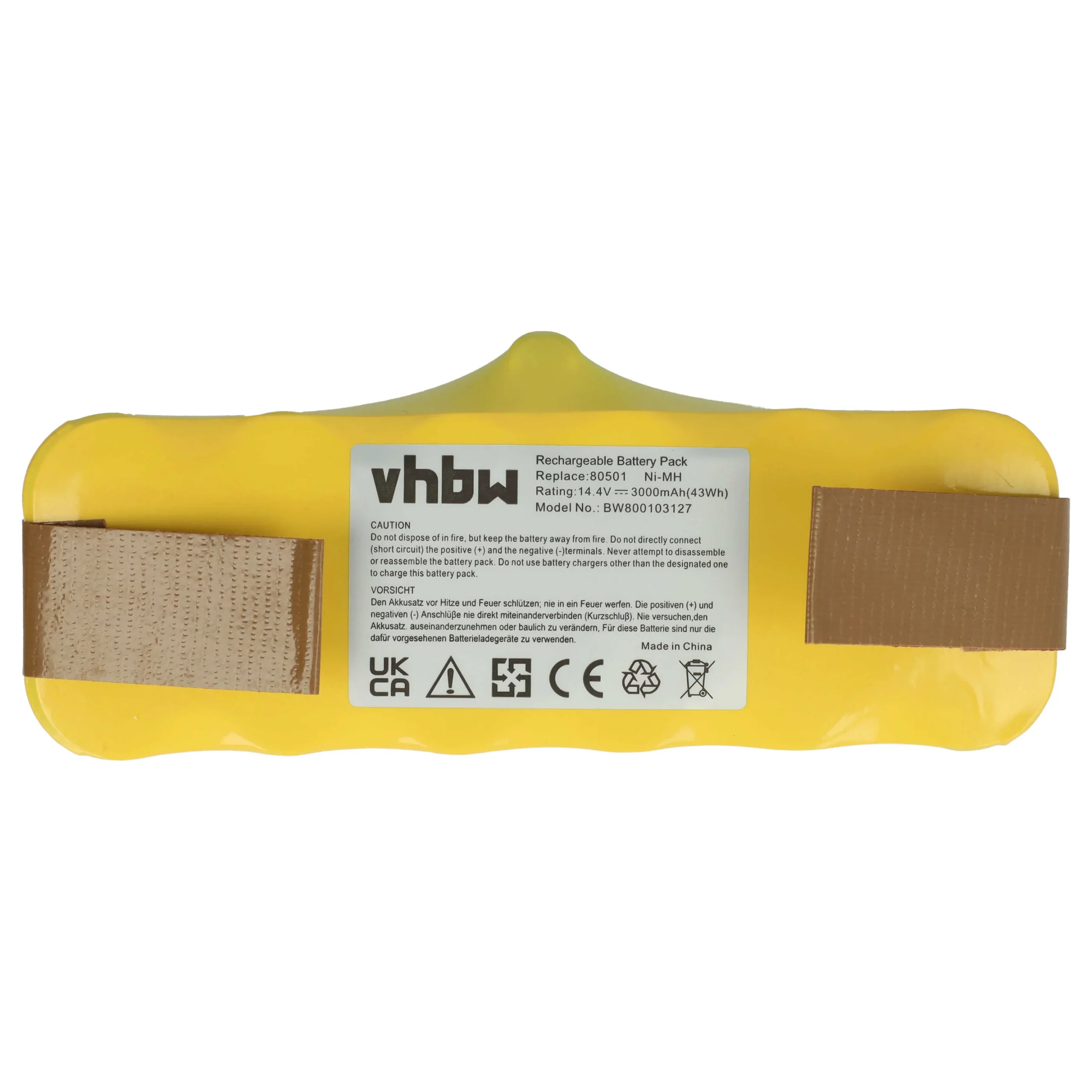 Batterie remplace 11702 pour robot aspirateur iRobot - 3000mAh 14,4V NiMH