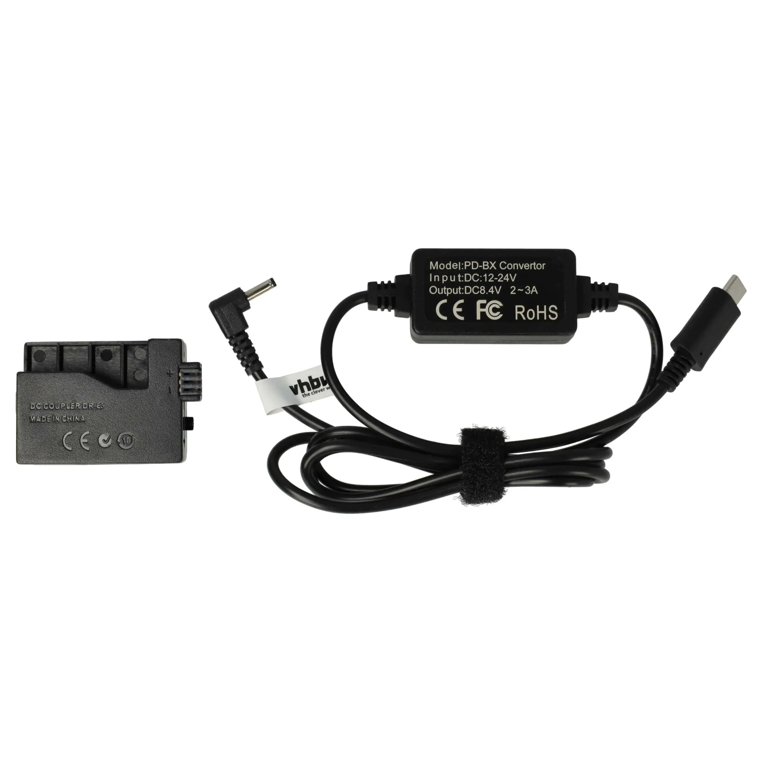 Bloc secteur USB remplace Canon ACK-E5 pour caméra Canon + coupleur DC comme Canon