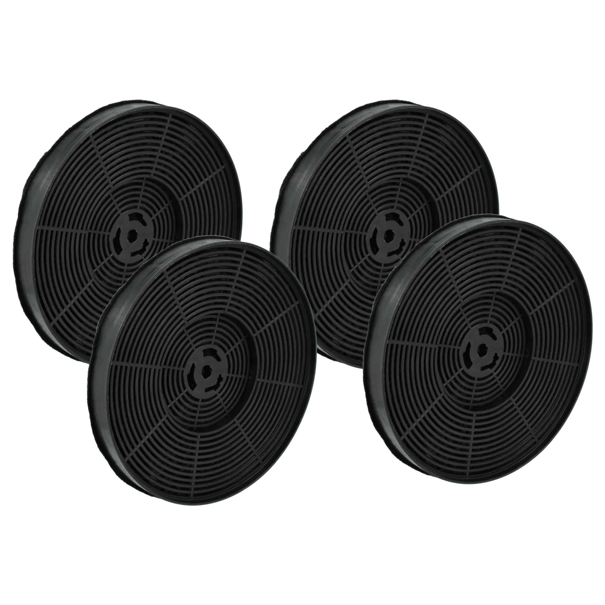 4x Filtres à charbon actif remplace Bomann KF568 pour hotte Bomann - Accessoires appareils ménagers