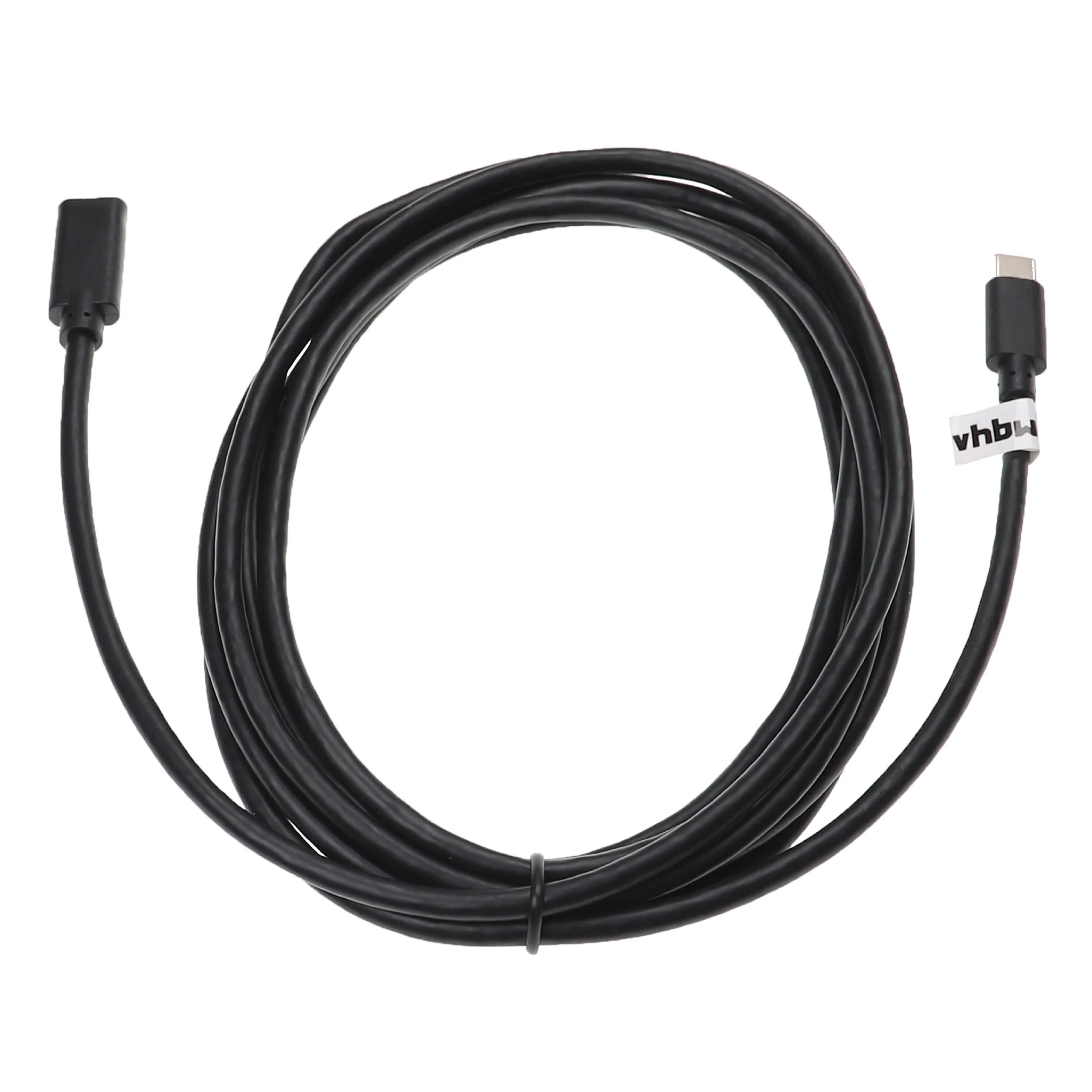 Câble USB-C de rallonge pour divers ordinateurs, tablettes, notebooks - Câble USB 3.1 C 3 m noir