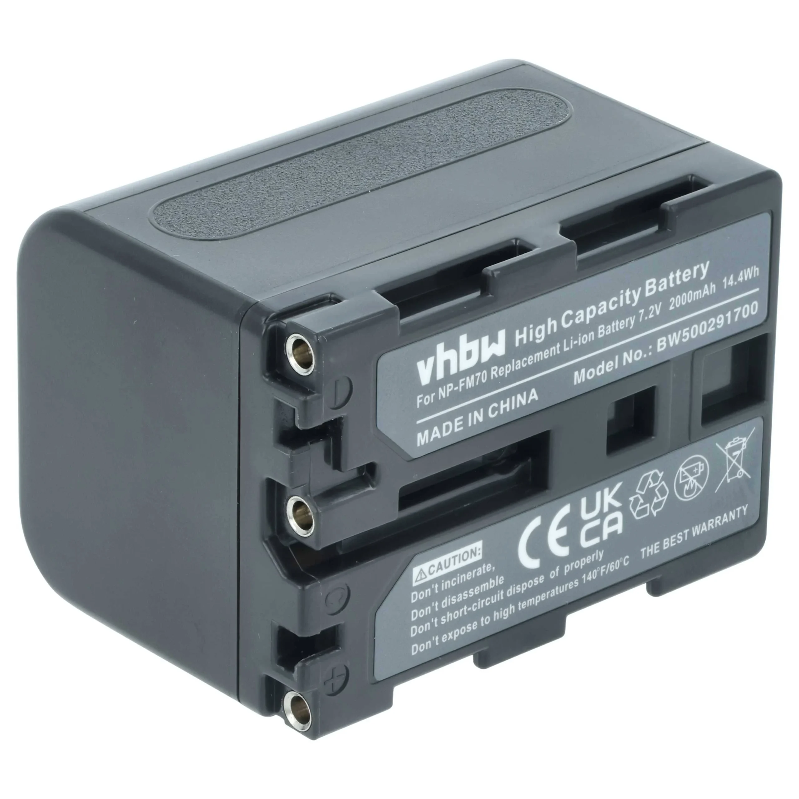 Batterie remplace Sony NP-FM30, NP-FM50, NP-FM70, NP-FM90, NP-FM91 pour caméscope Sony- 2000mAh 7,2V Li-ion